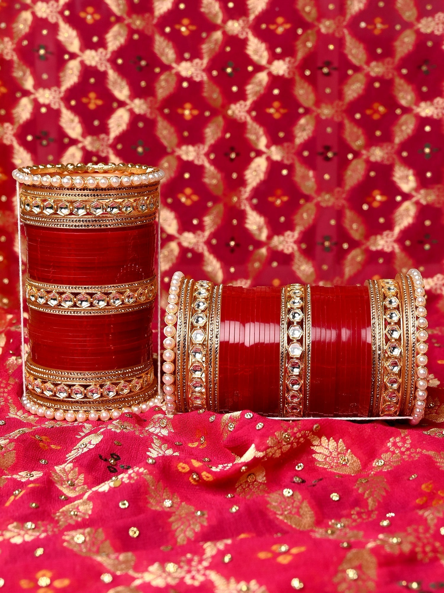 Estaa Kundan Bridal Chura - qivii