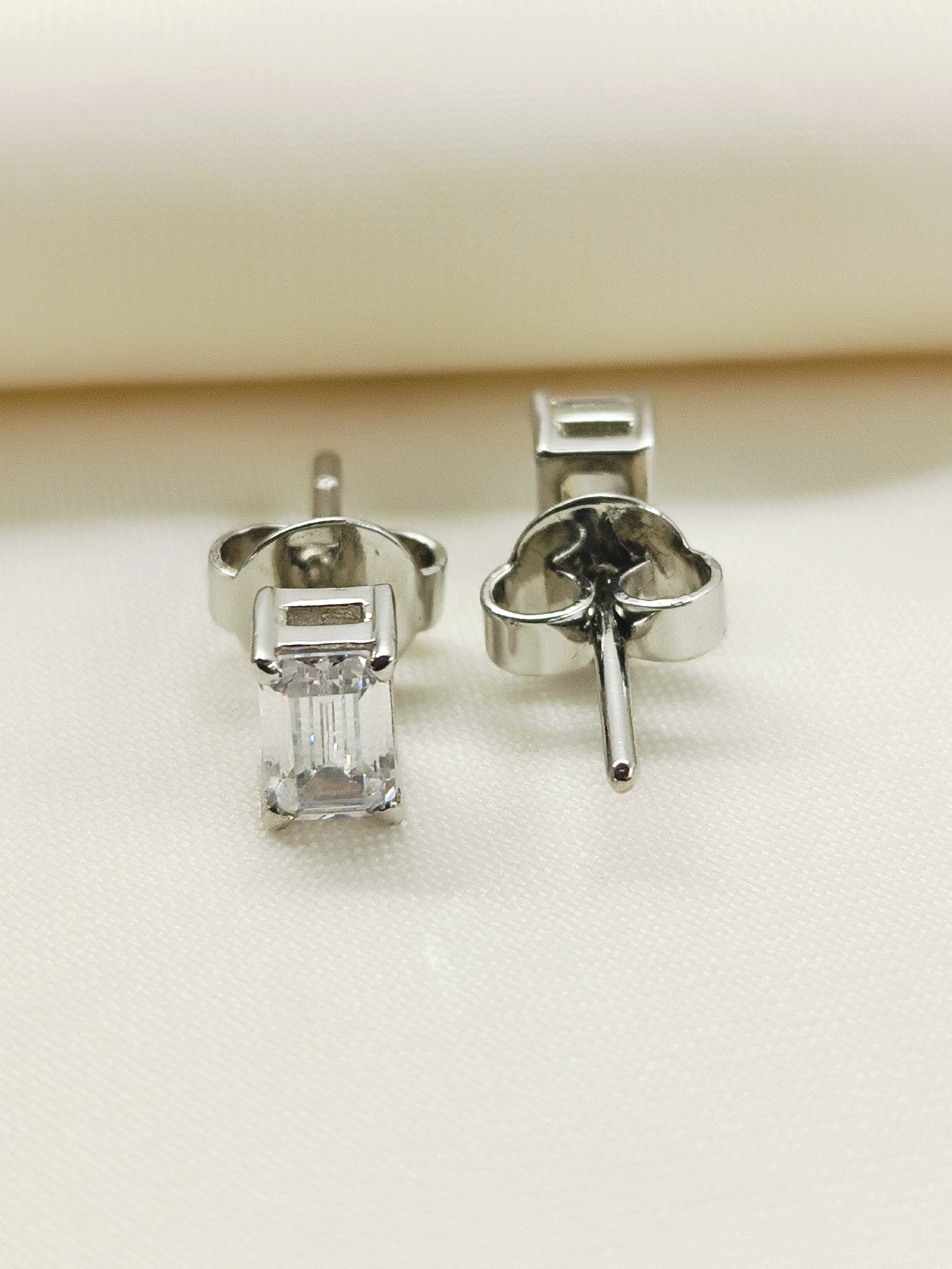 Harkhi 92.5 Silver Swarovski Stone Tops