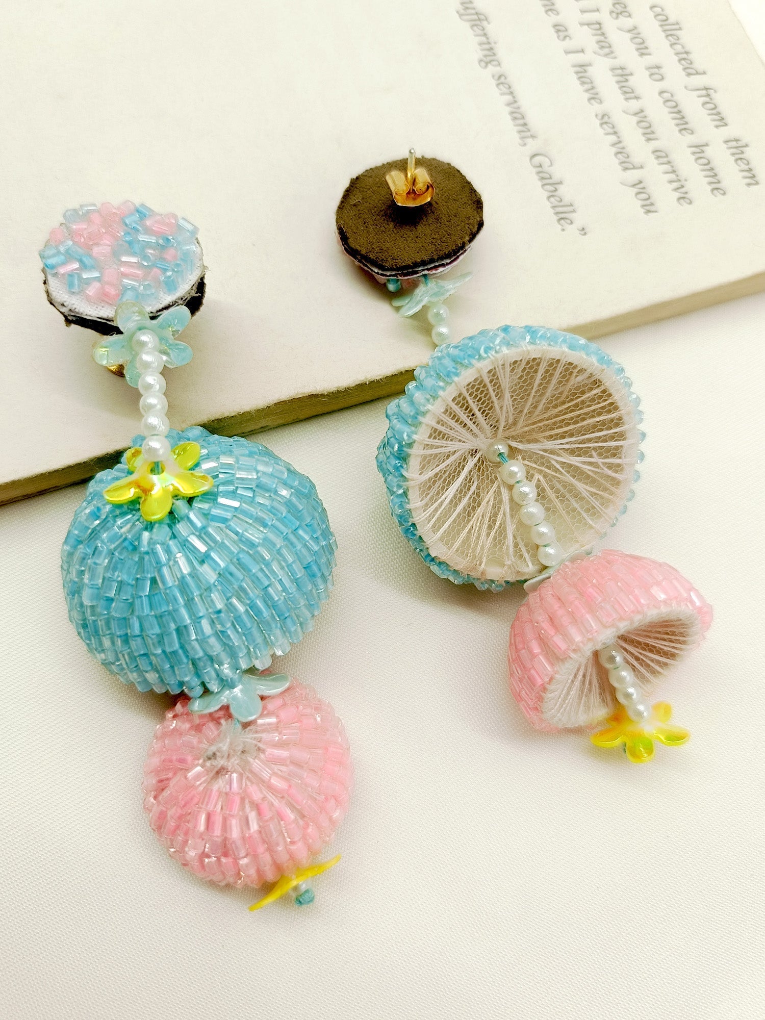 Sofina Multi Colour Handmade Earrings - qivii