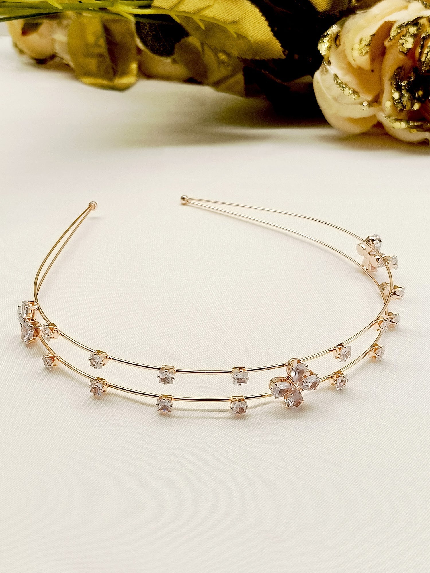Aaina American Diamond Hair Band - qivii
