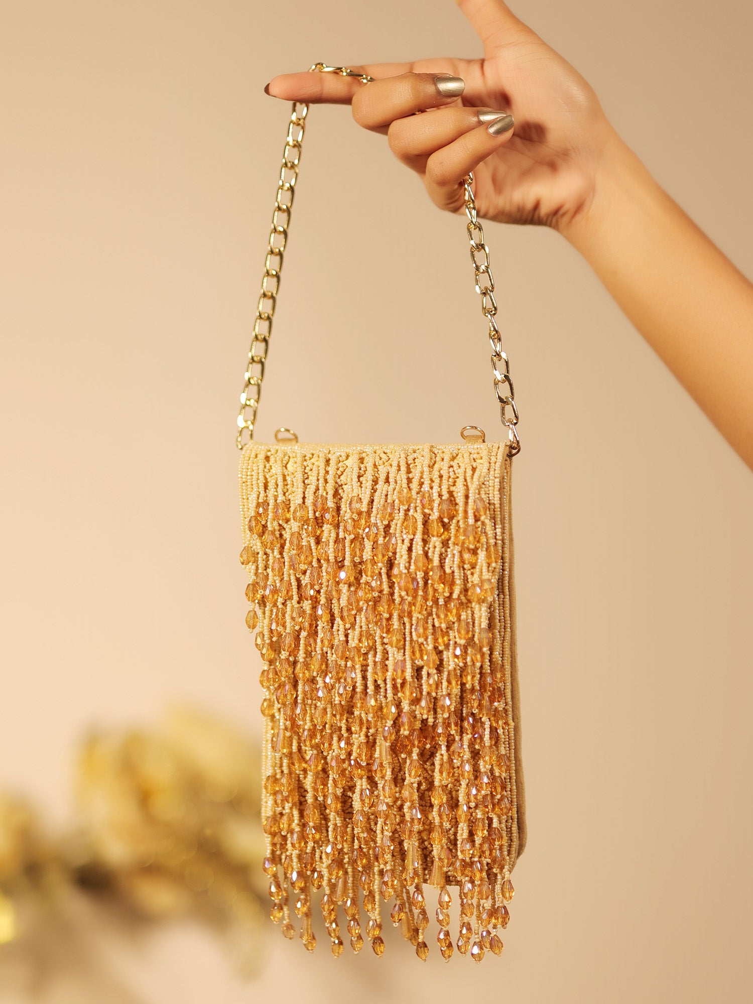 Kalina Golden Evening Clutch