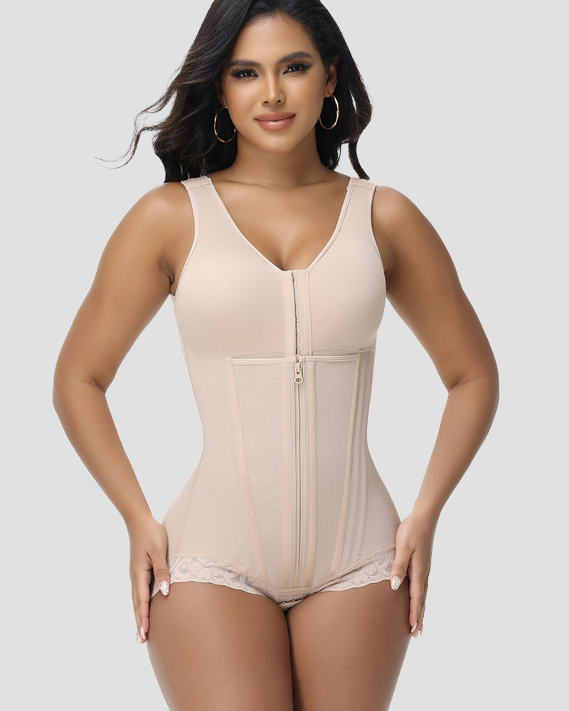 Shapshe® Fajas Colombianas Double Compression Overbust Body Shaper