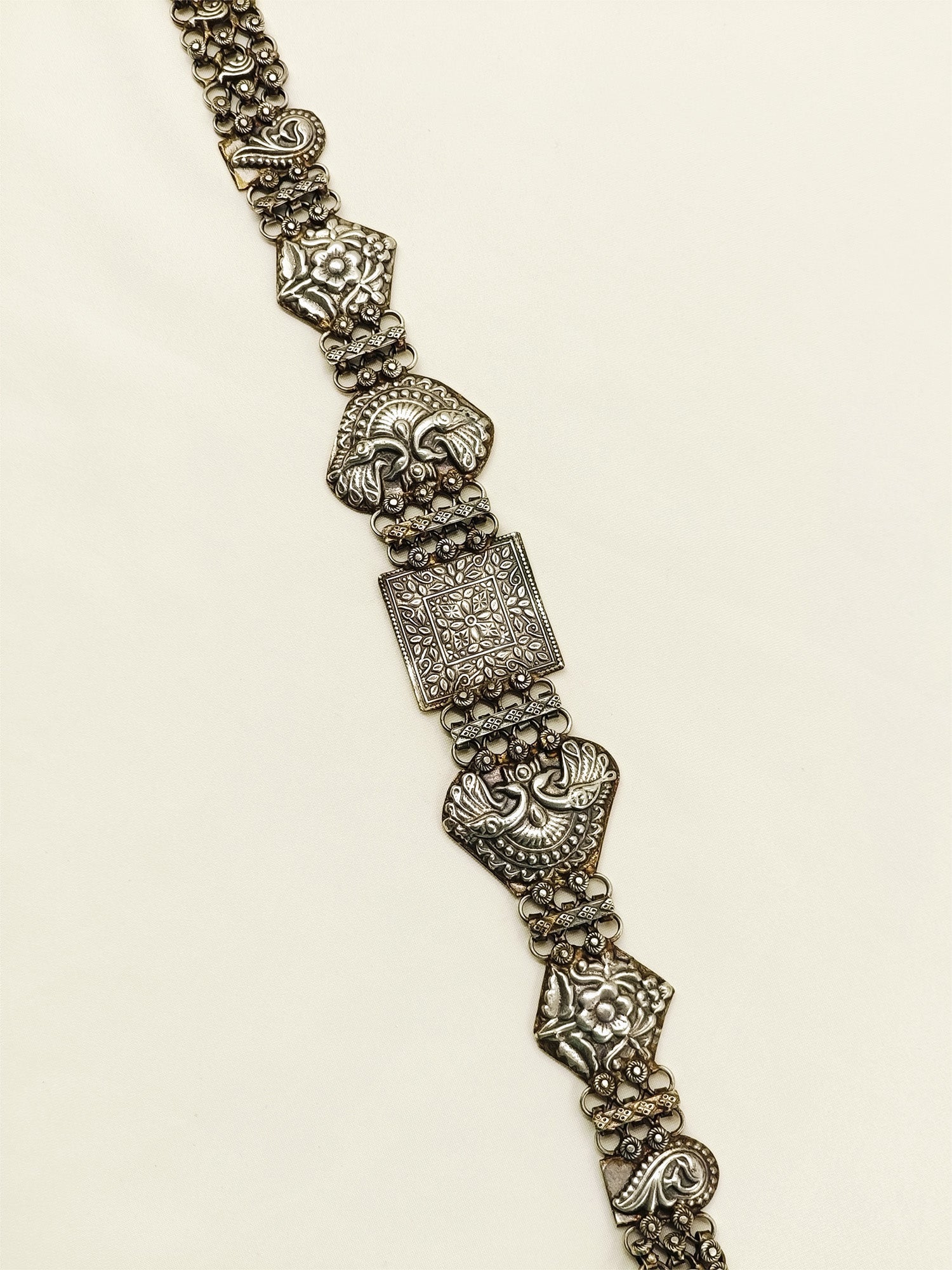 Komalika Plain Oxidized Waist Belt