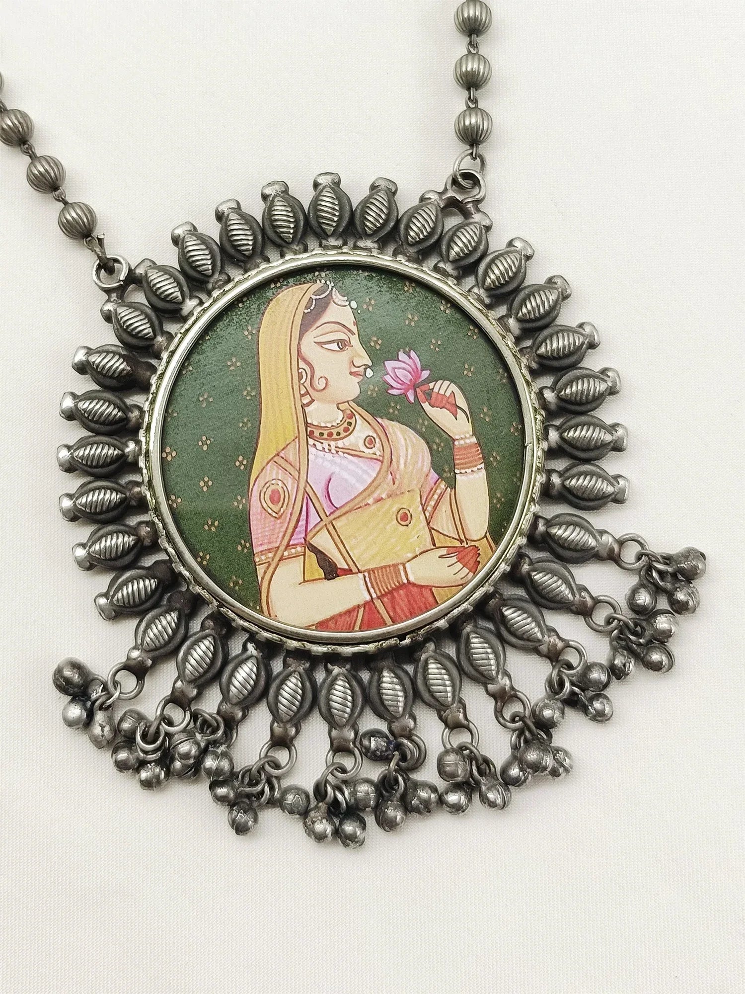 Qirat Multi Colour Oxidized Neckpiece