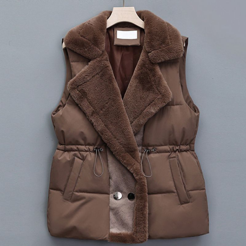 Adriana Elegant Fur Vest - By Qivii