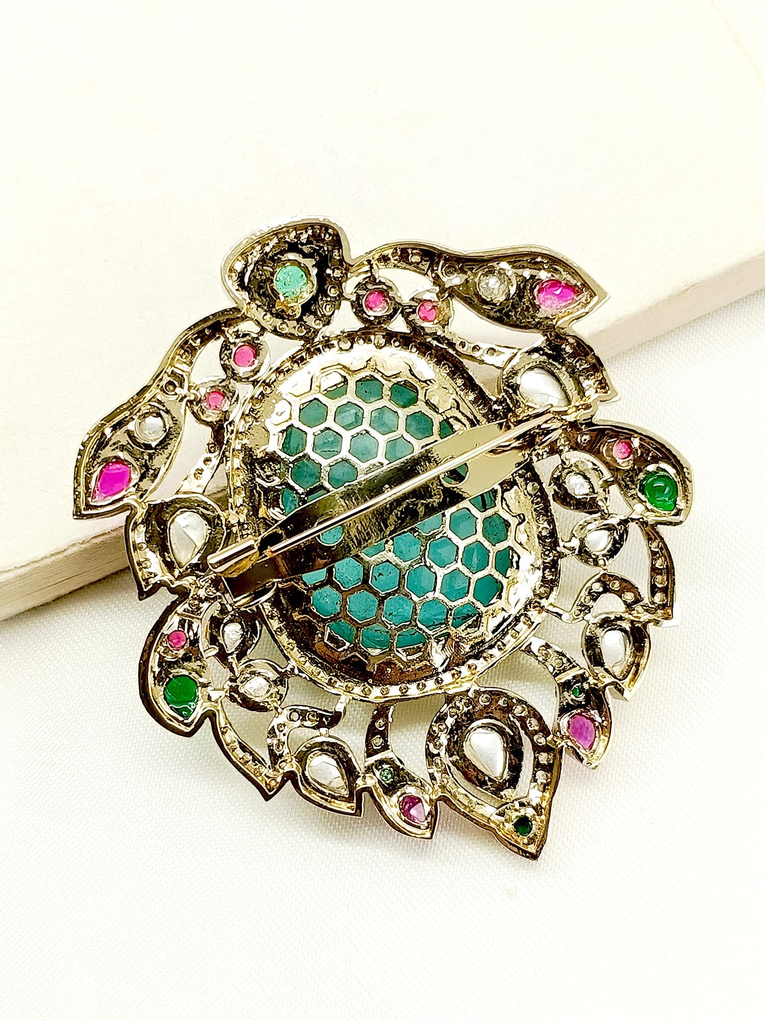 Nakul Mint Green Men's Brooch