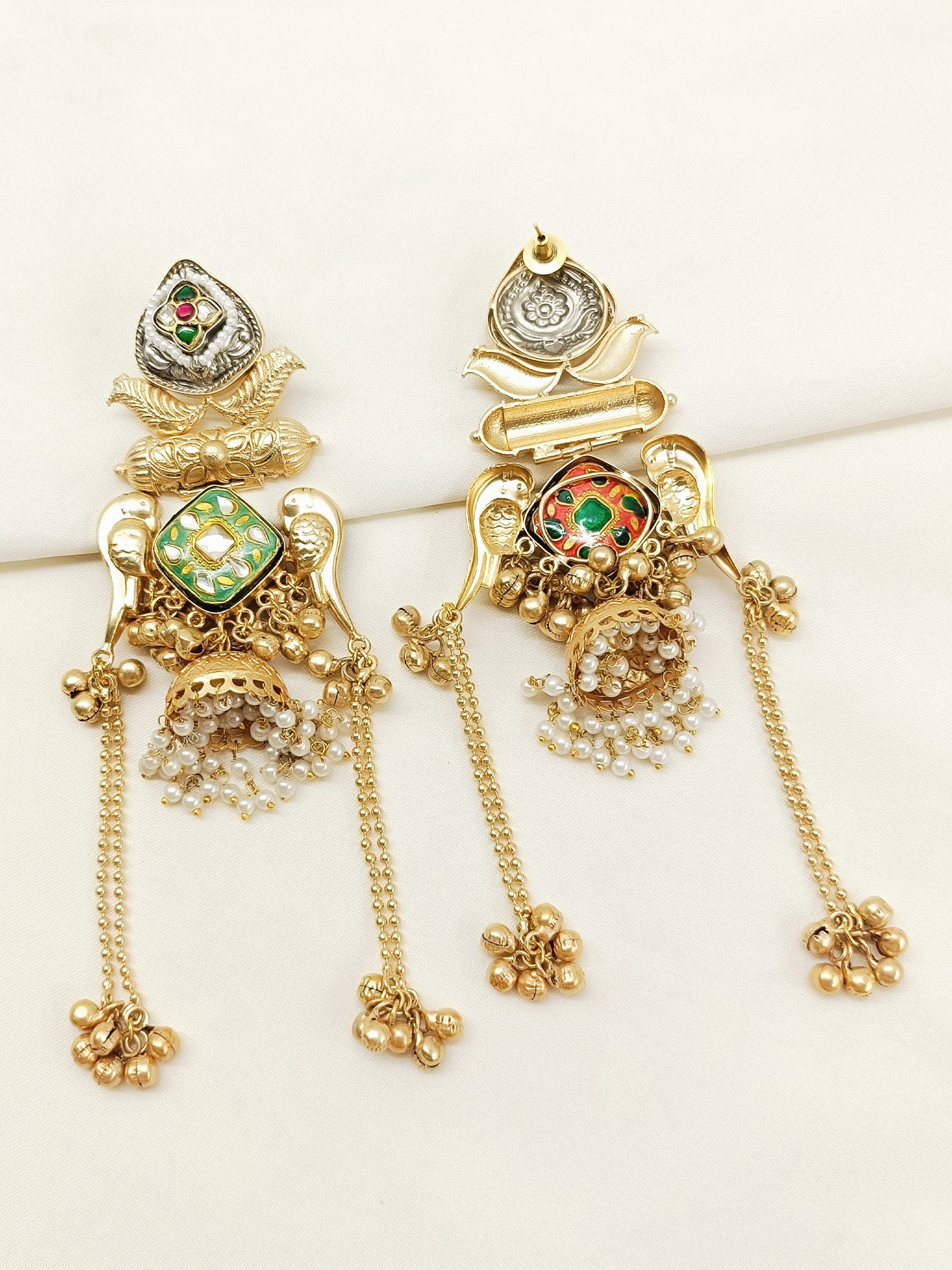 Demira Mint Green Boutique Jhumki