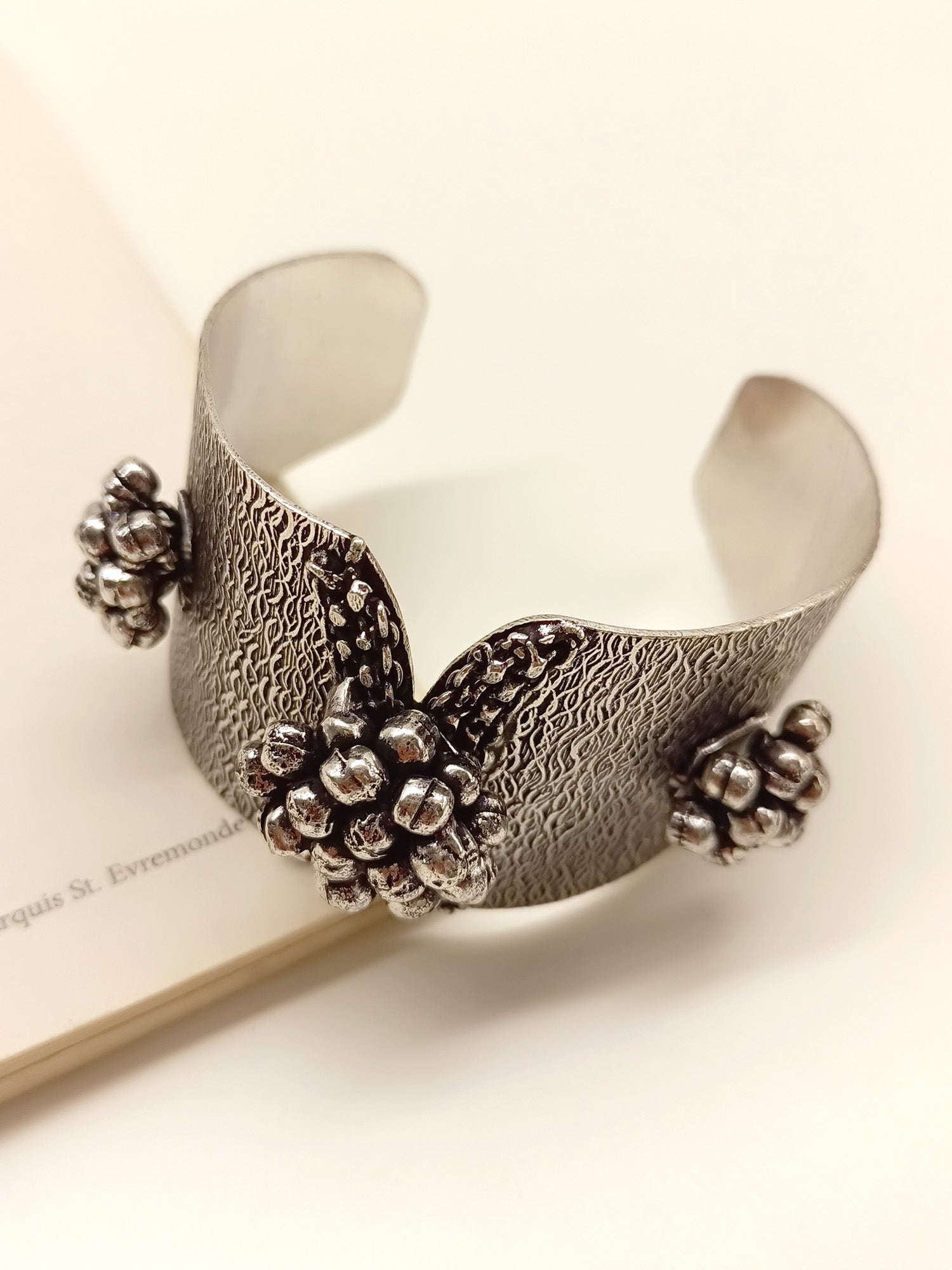 Bernice Oxidized Silver Bracelet