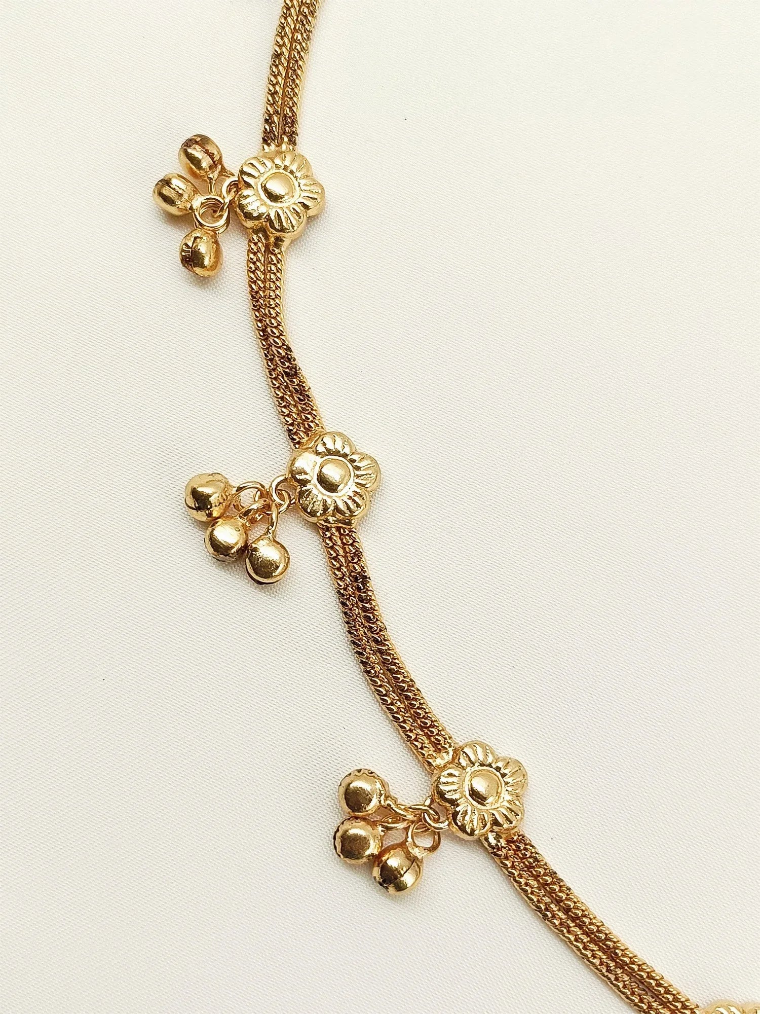Simar Golden Antique Waist Belt/kamar Bandh