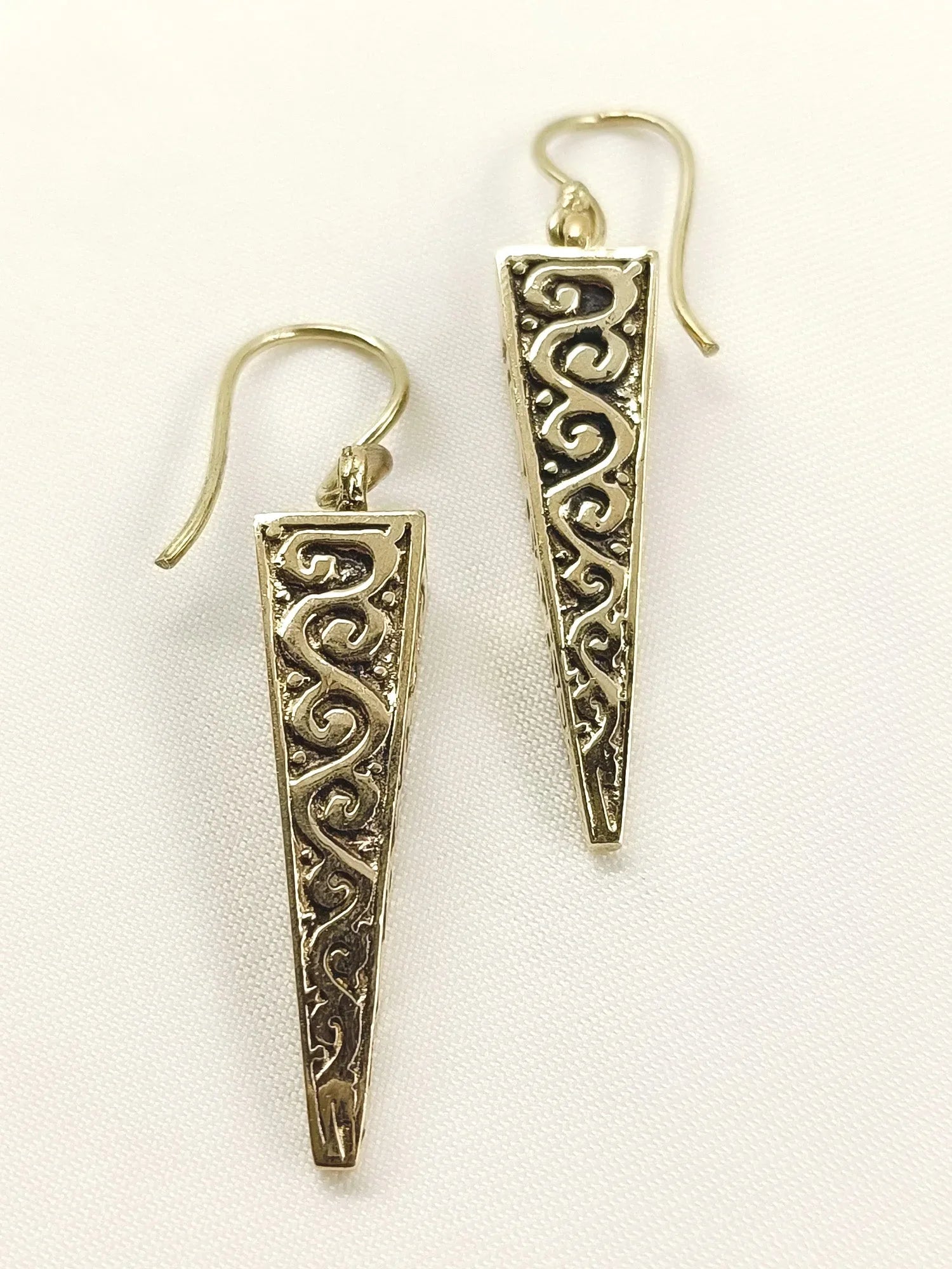 Cordlie Golden Western Earrings