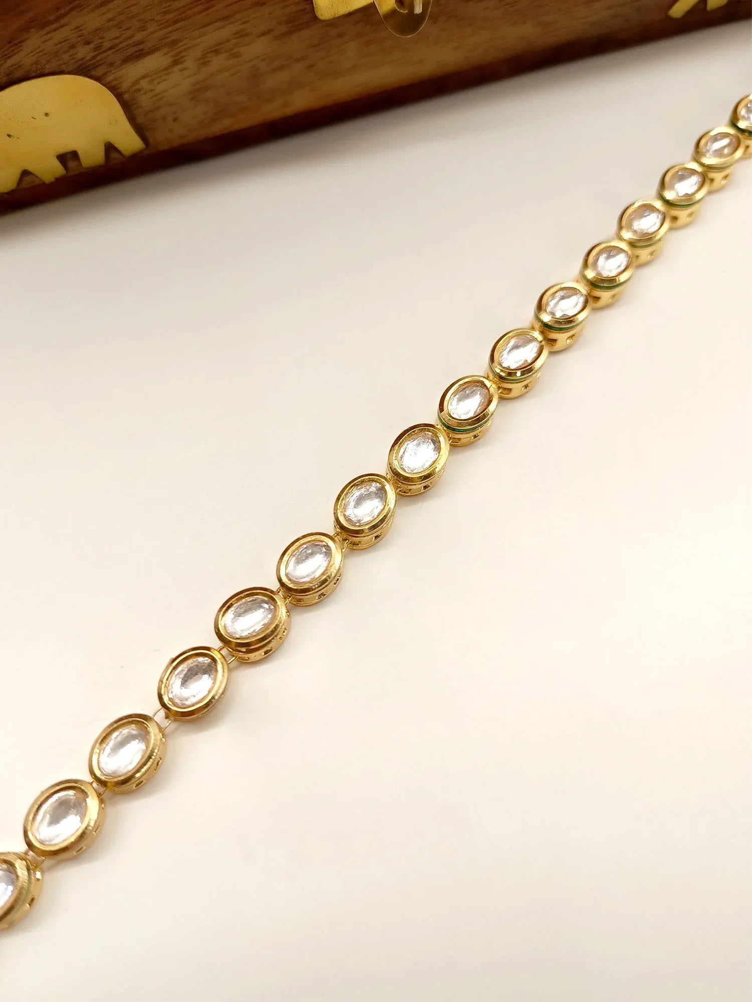 Sadika Delicate Kundan Waist Belt/kamar Bandh