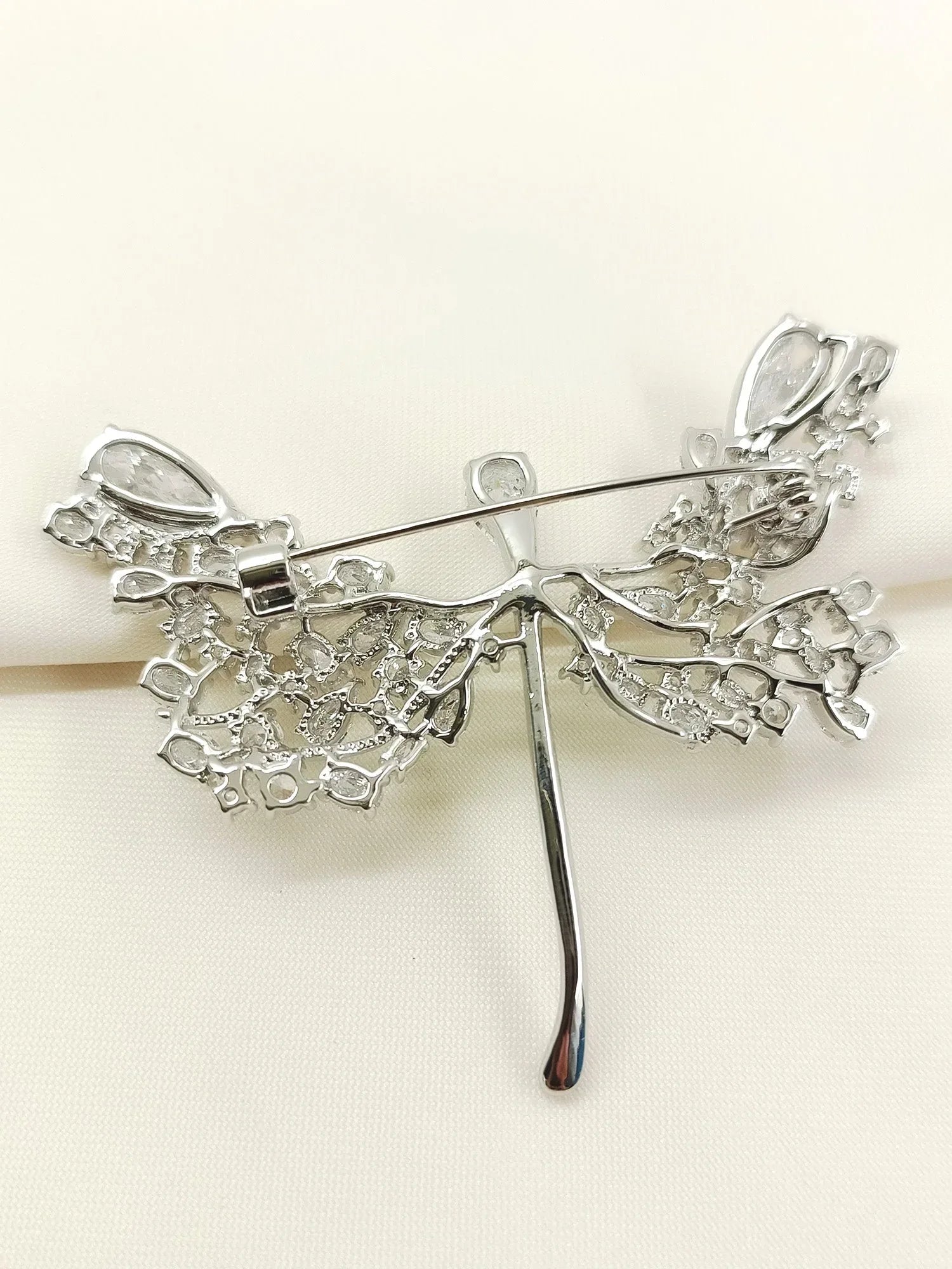 Mishel Silver Butterfly Brooch