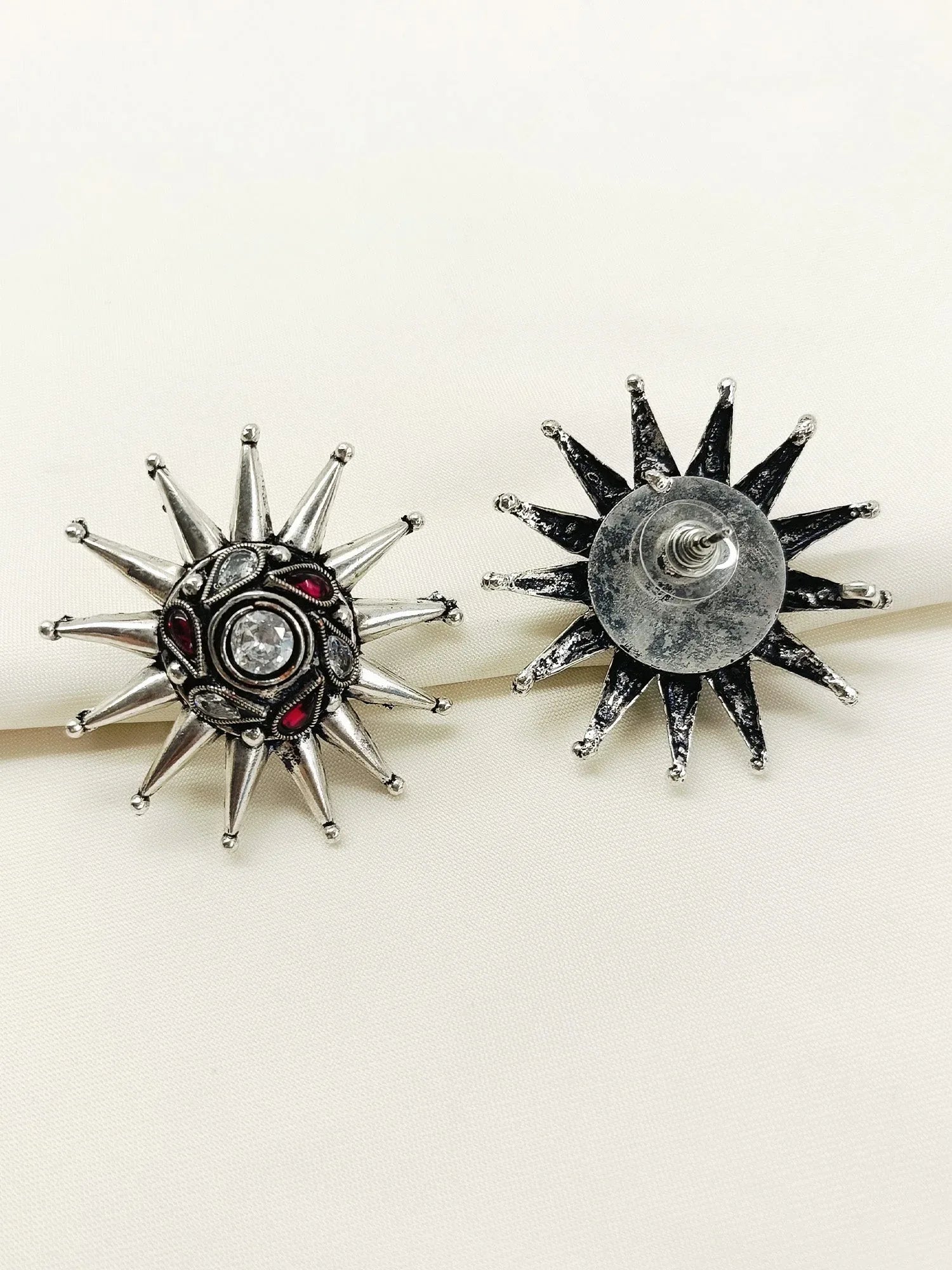 Ujjvala Ruby Oxidized Tops