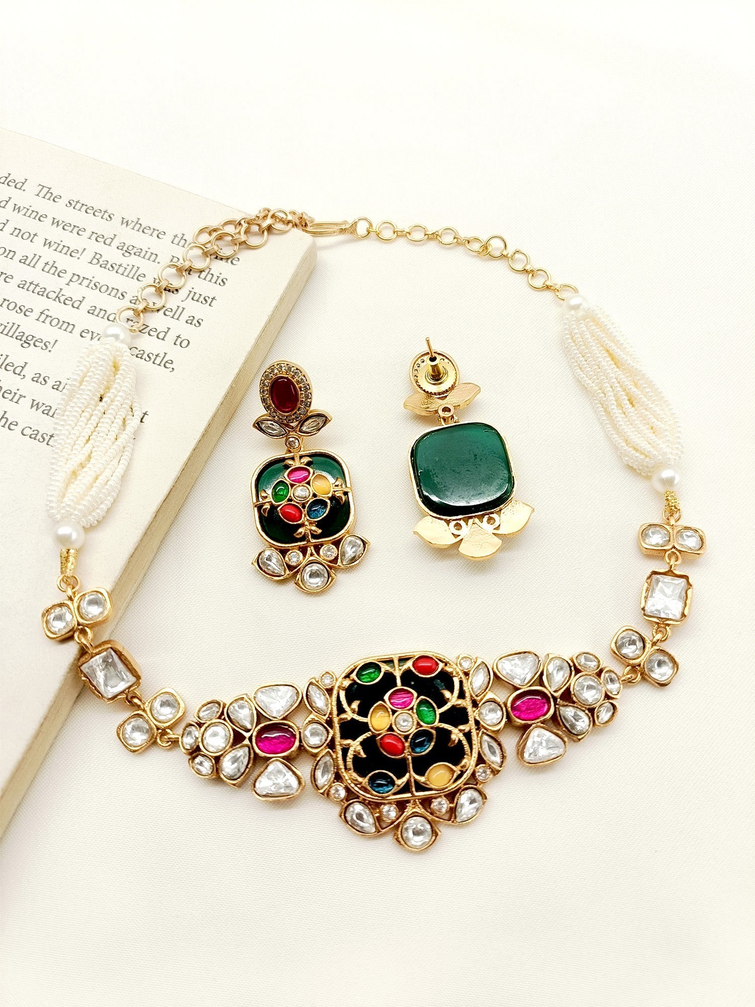 Soniya R & G Boutique Choker Set - qivii