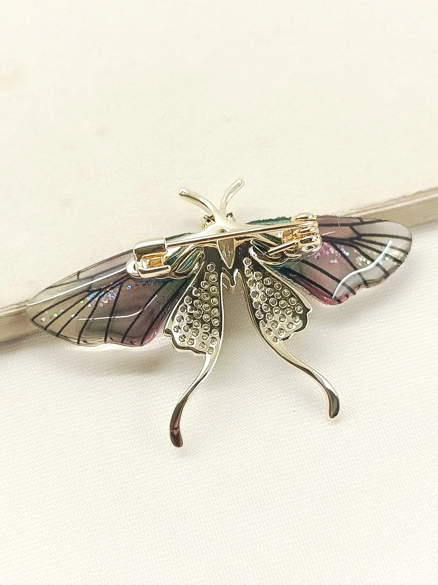 Vama P&G Butterfly Brooch