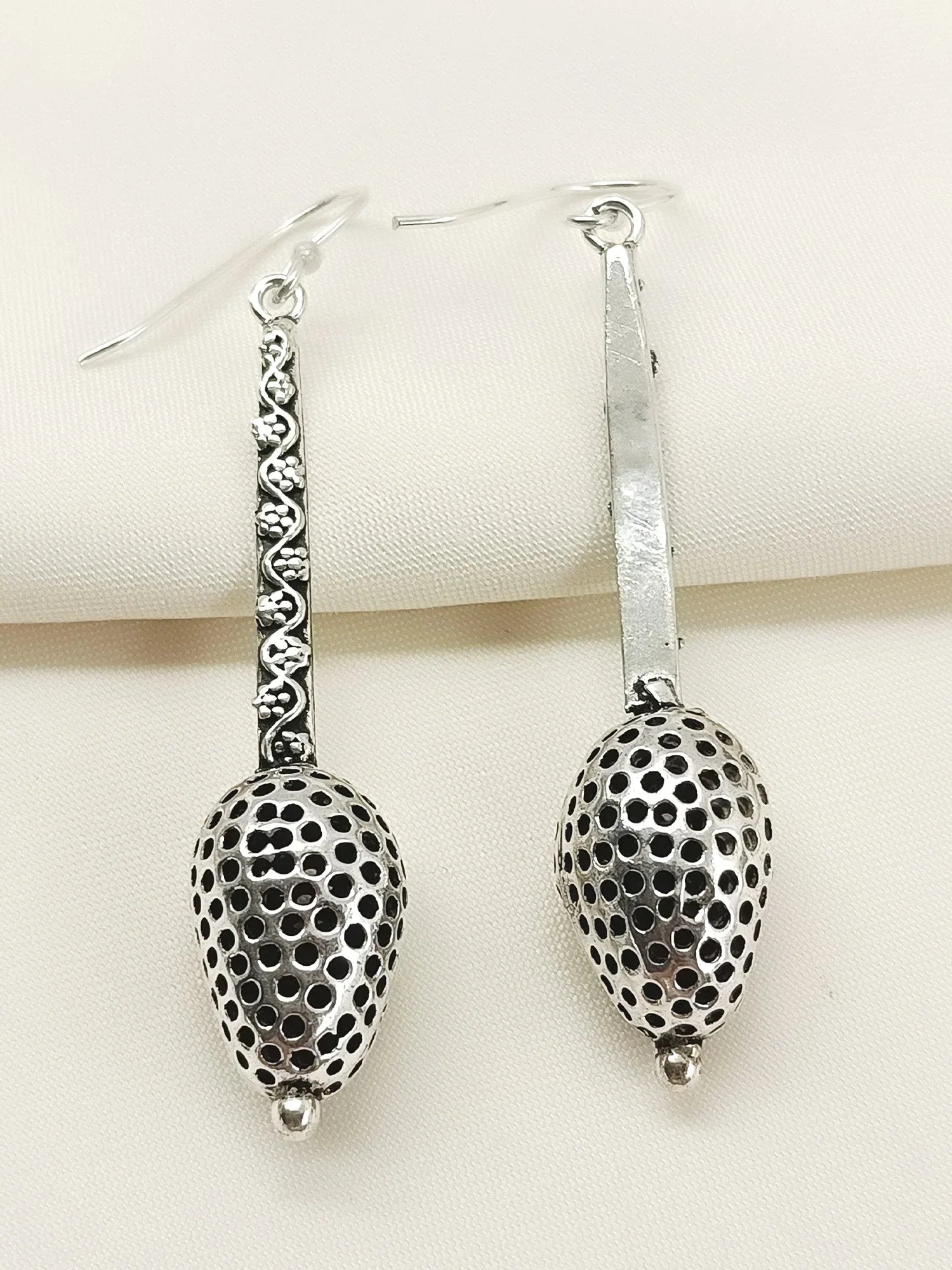 Bhumika Silver Western Earrings