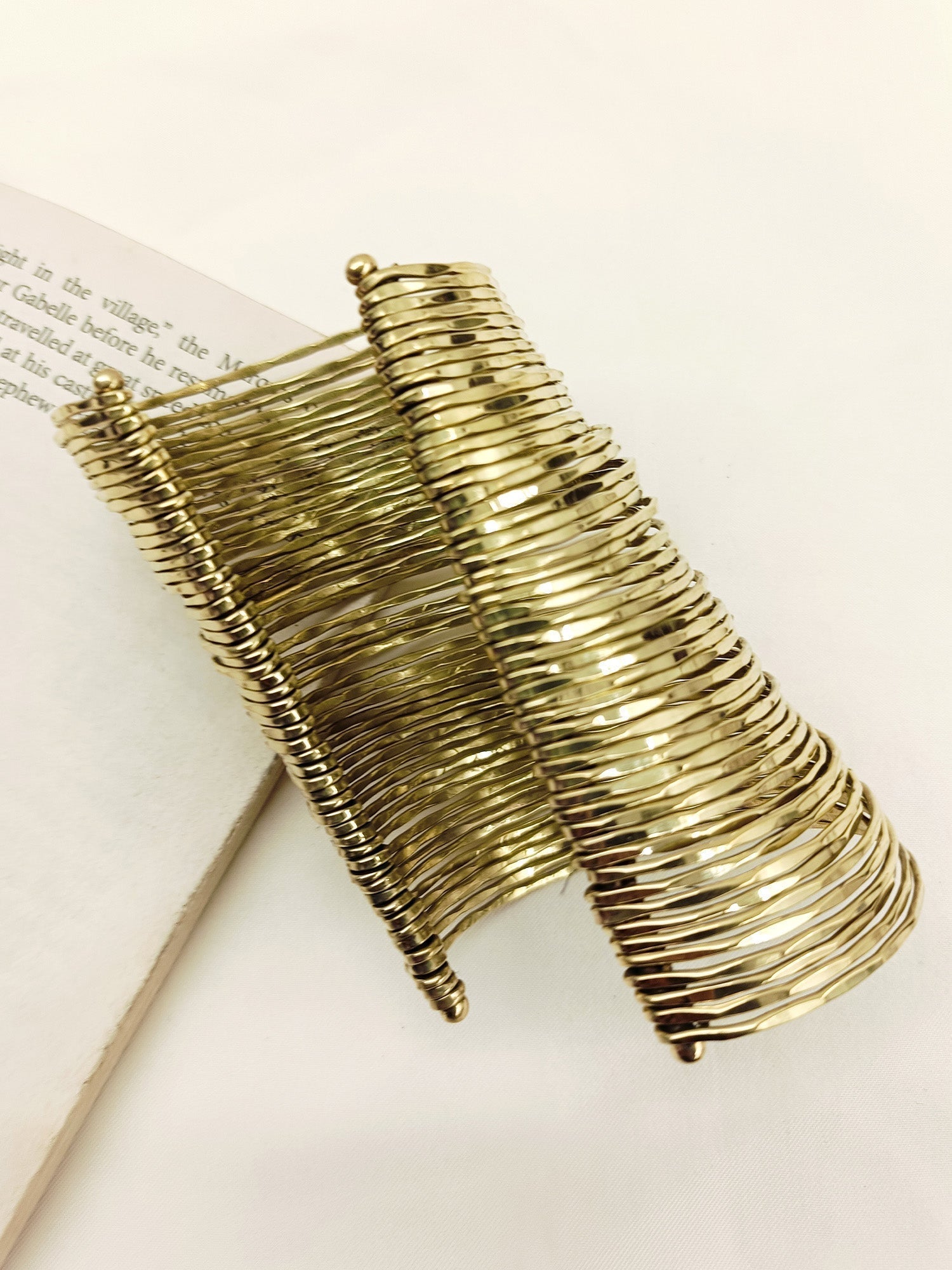 Jeevisha Antique Gold Western Handcuff - qivii