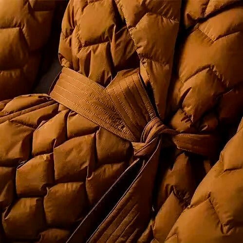 Isabella Quilted Down Coat - By Qivii