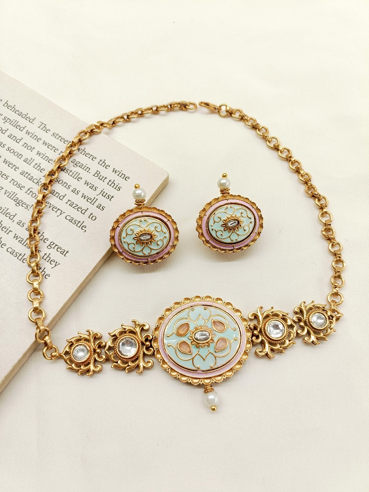 Sahila P & G Boutique Choker Set - qivii