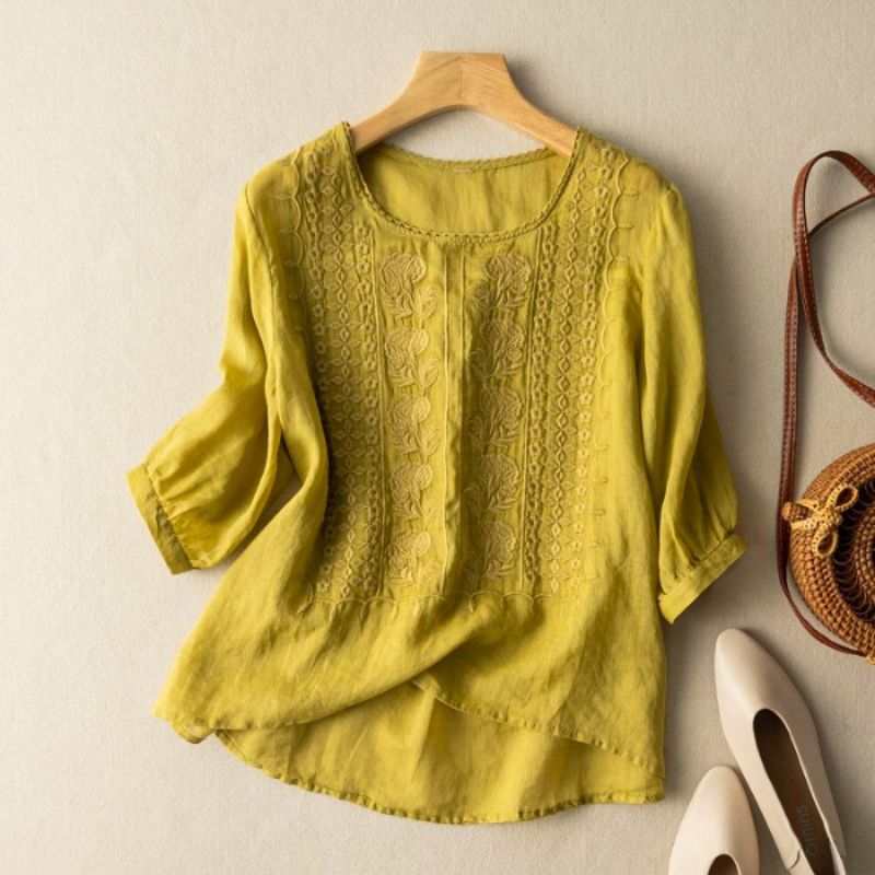 Adeline Prestige Viscose Blouse - By Qivii