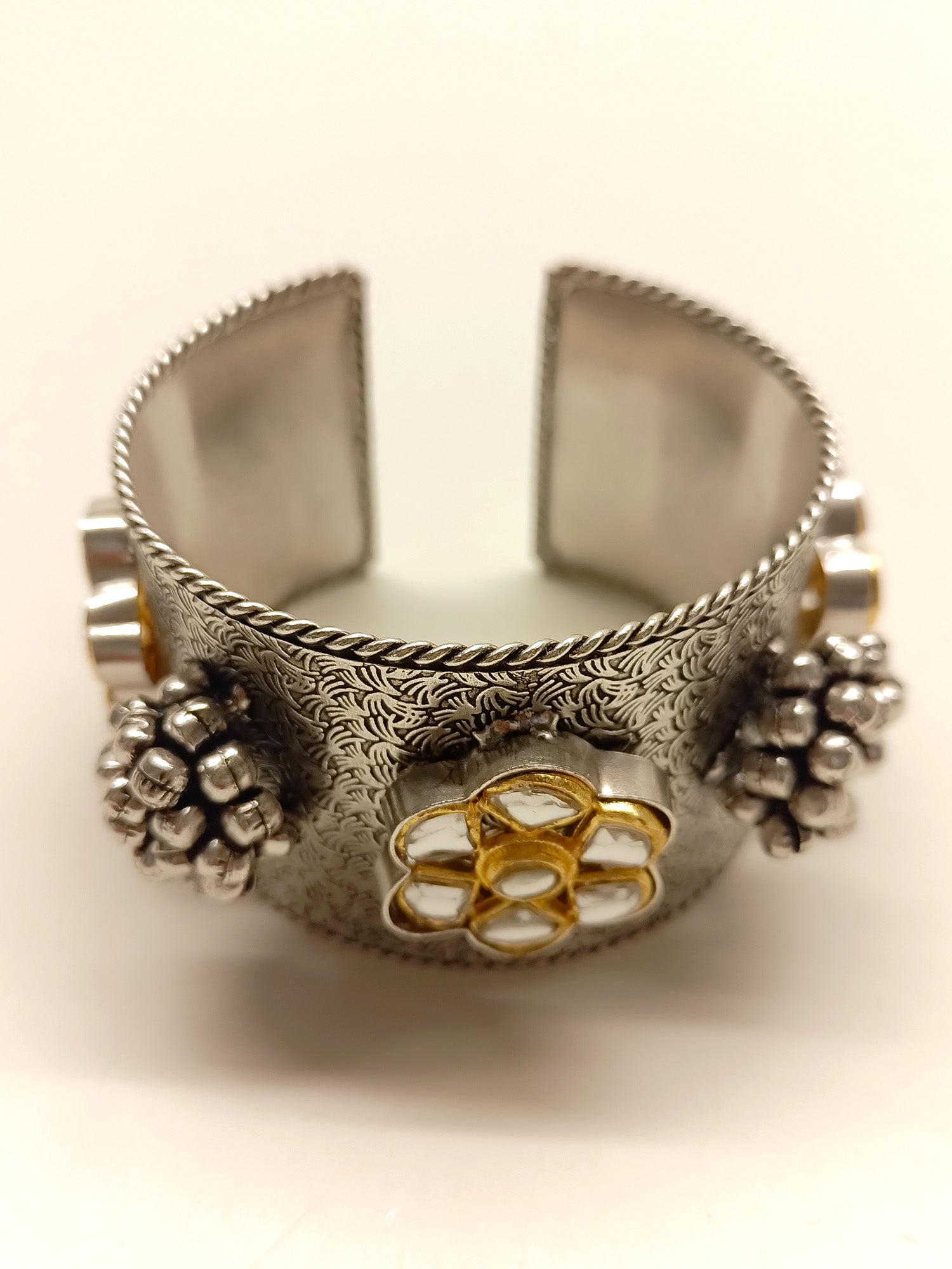 Bertha White Oxidized Bracelet
