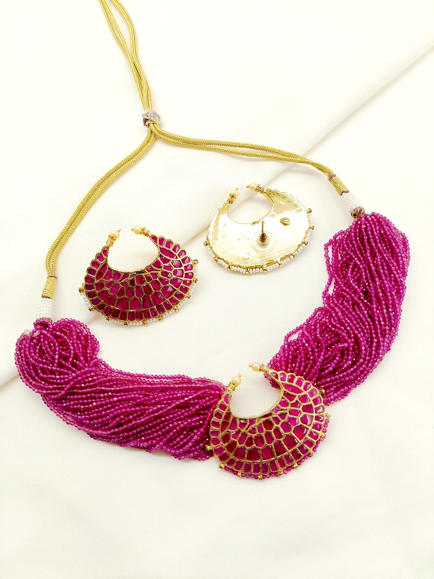 Rahika Ruby Kundan Choker Set