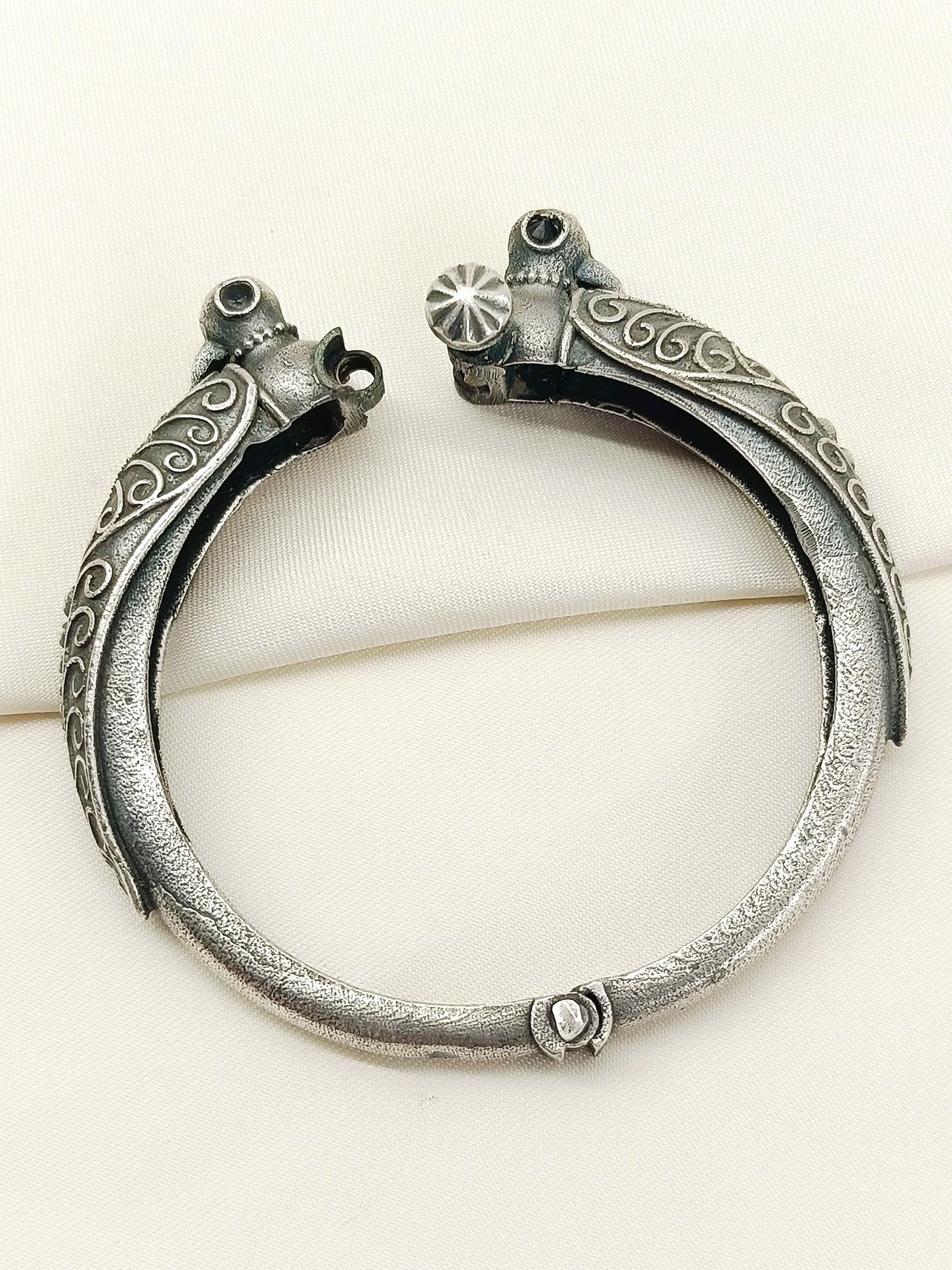 Cain Plain Oxidized Kada