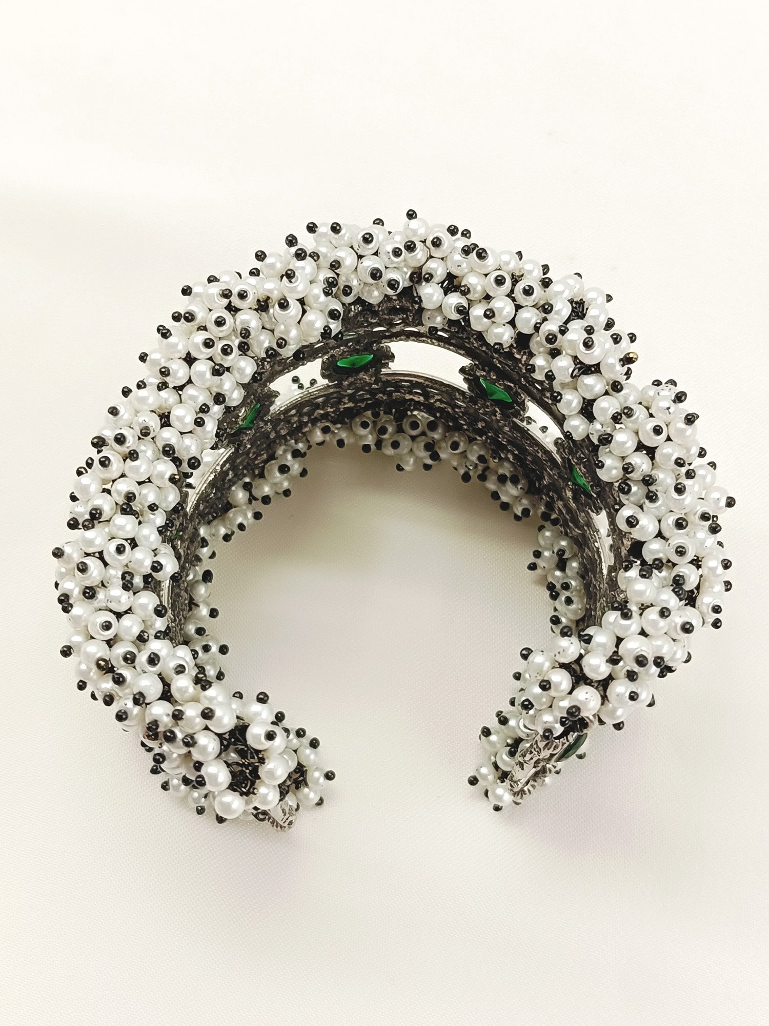 Nusrat Green Oxidized Bracelet