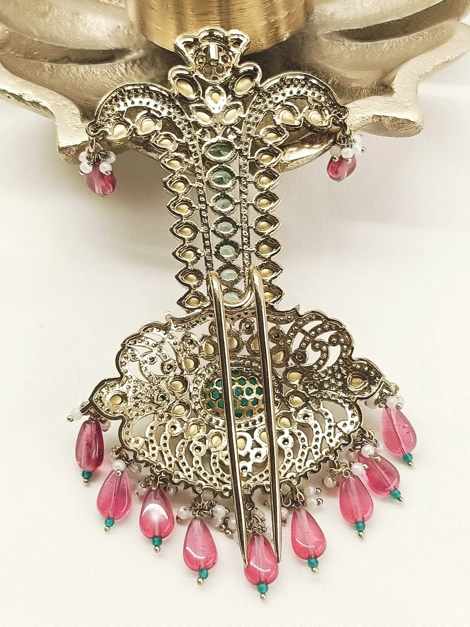 Kavish Mint Green Dulha Kalgi