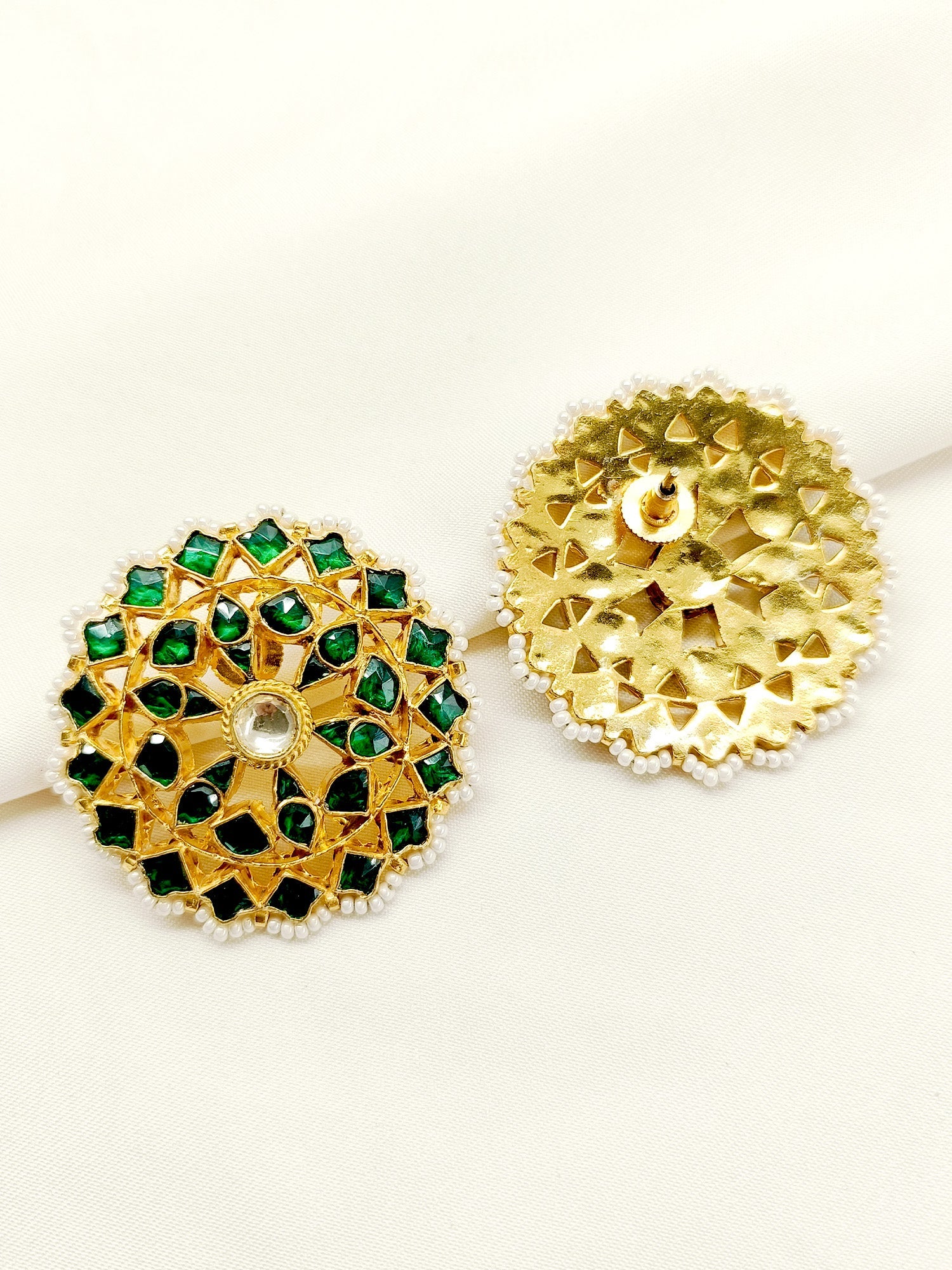 Citra Green kundan Tops