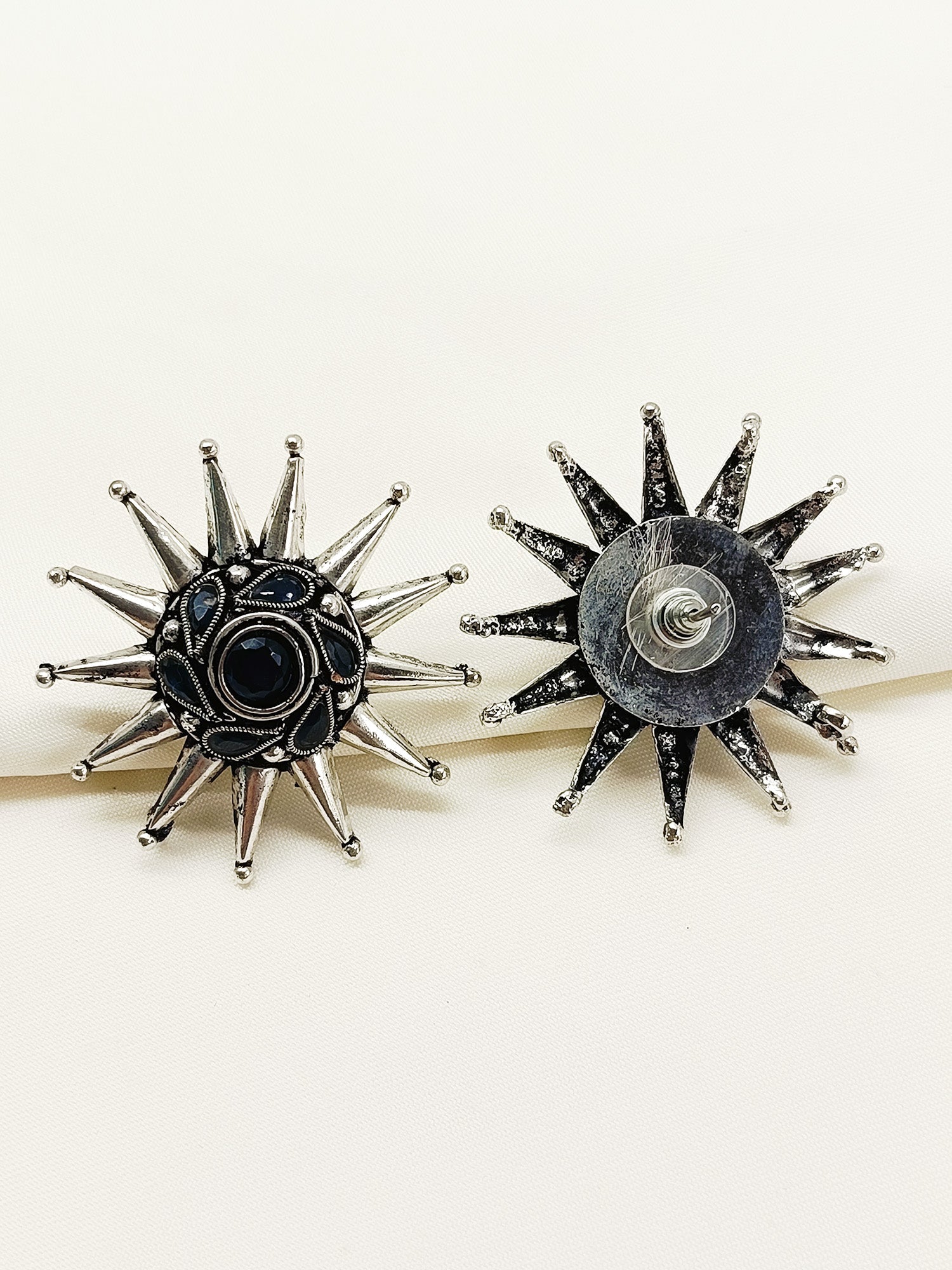 Vatika Blue Oxidized Tops