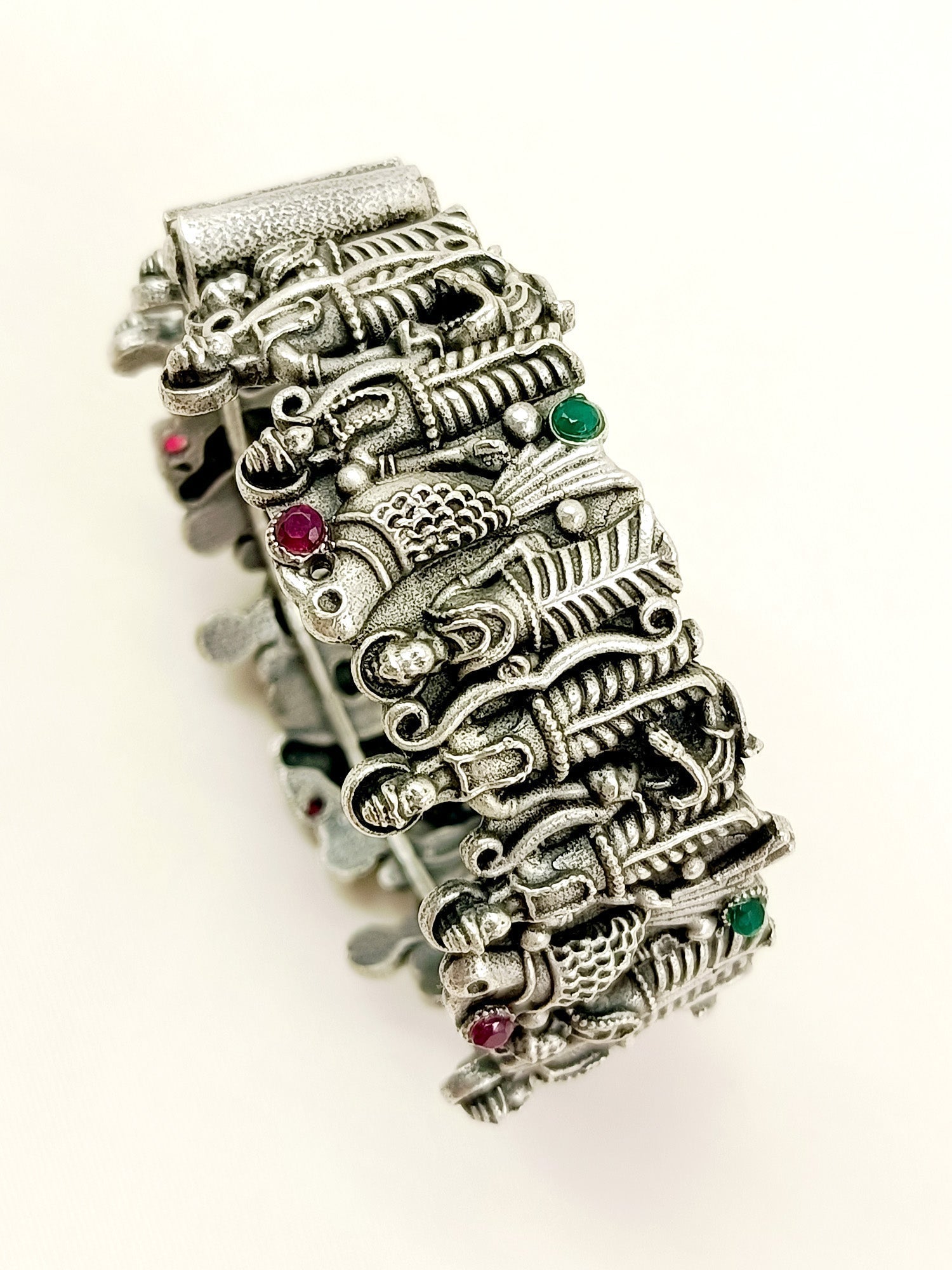 Arysa R & G Ram Ji Oxidized Kada - qivii