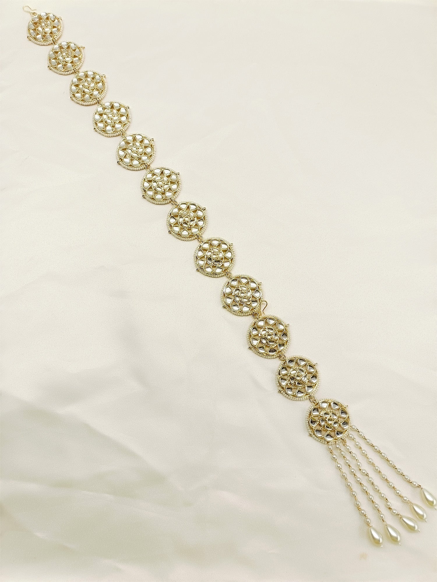 Namrat Ceam Braid Accessories In Kundan - qivii