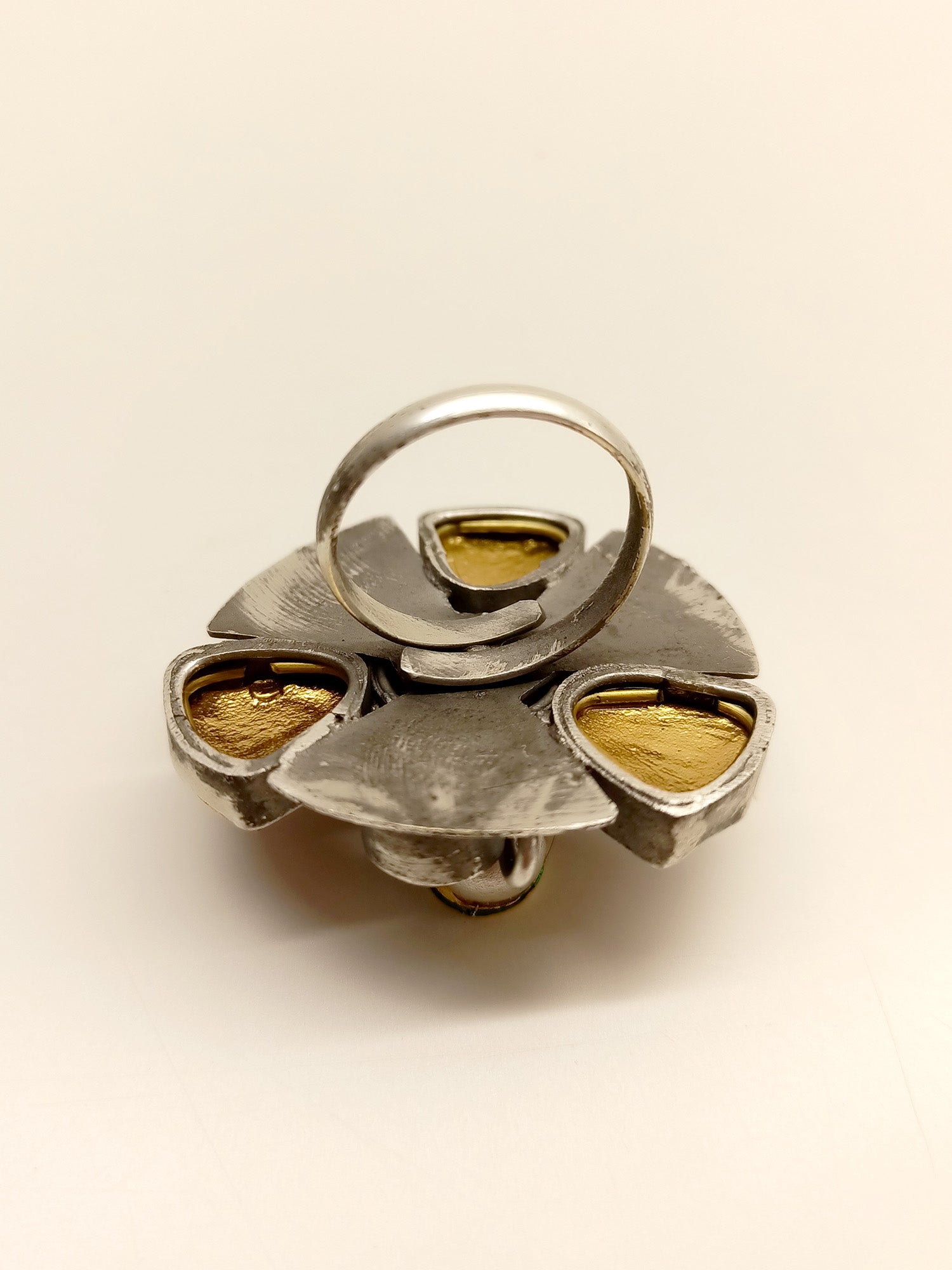 Anamika Multi Colour Oxidized Finger Ring - qivii