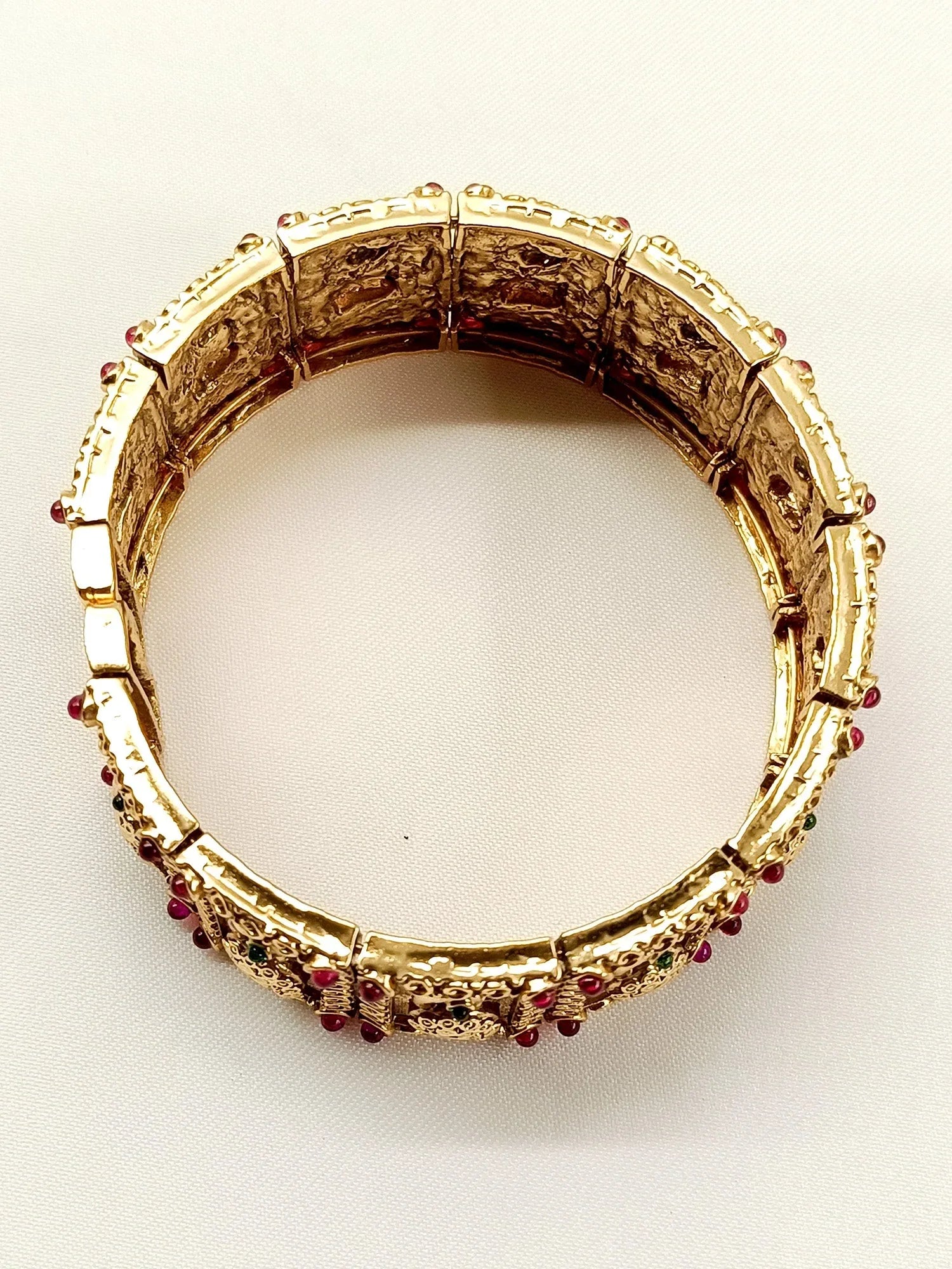 Aashvvi Ruby Antique Bracelet