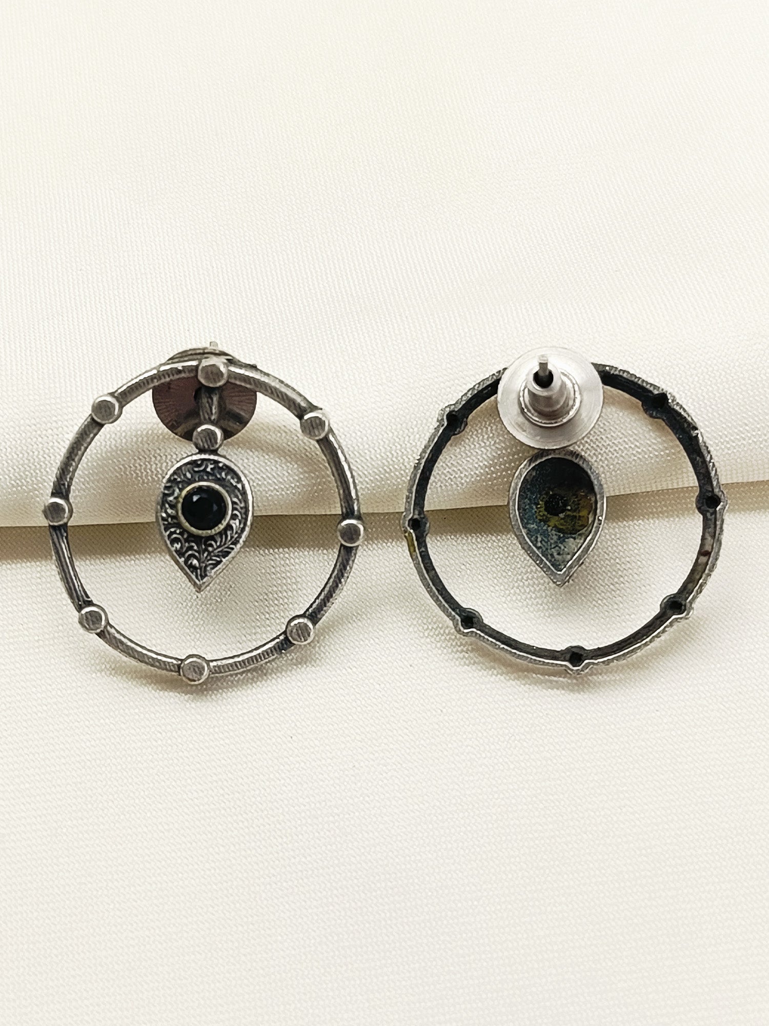 Urisha Black Oxidized Tops