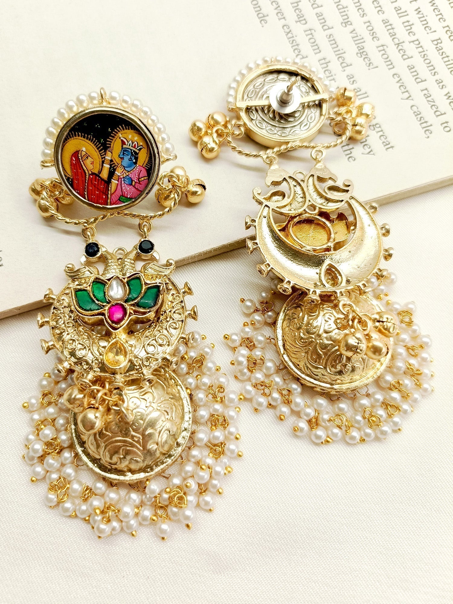 Elegant and stylish boutique jhumki with traditional and modern design elements