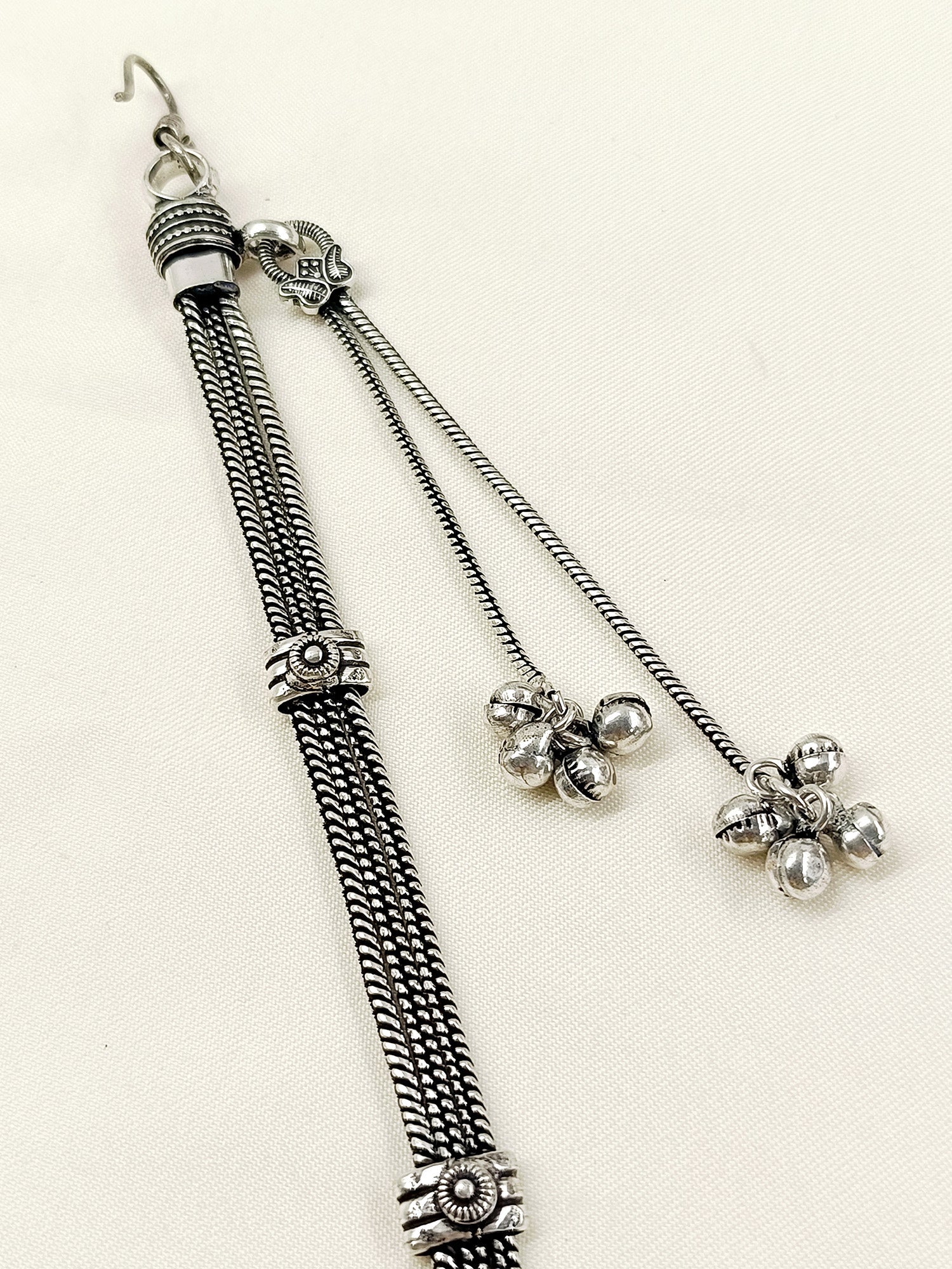 Samreen Plain Oxidized Waist Belt