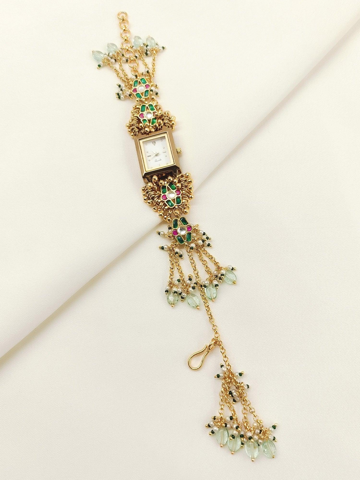 Naziya's Paachi Kundan Watch