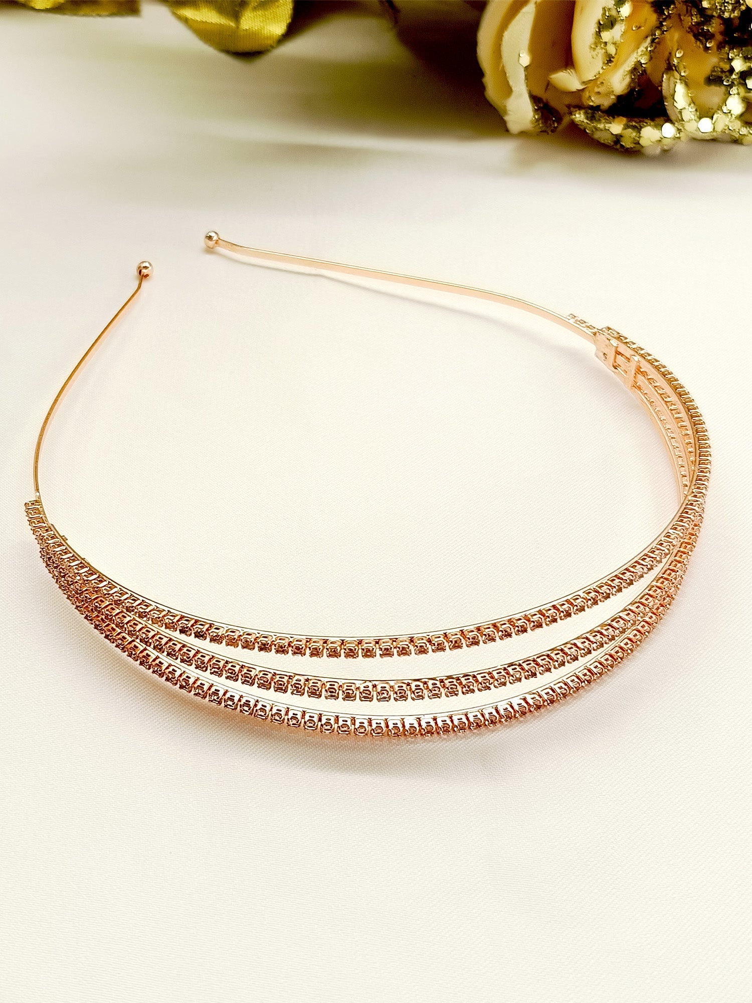 Kara American Diamond Hair Band - qivii