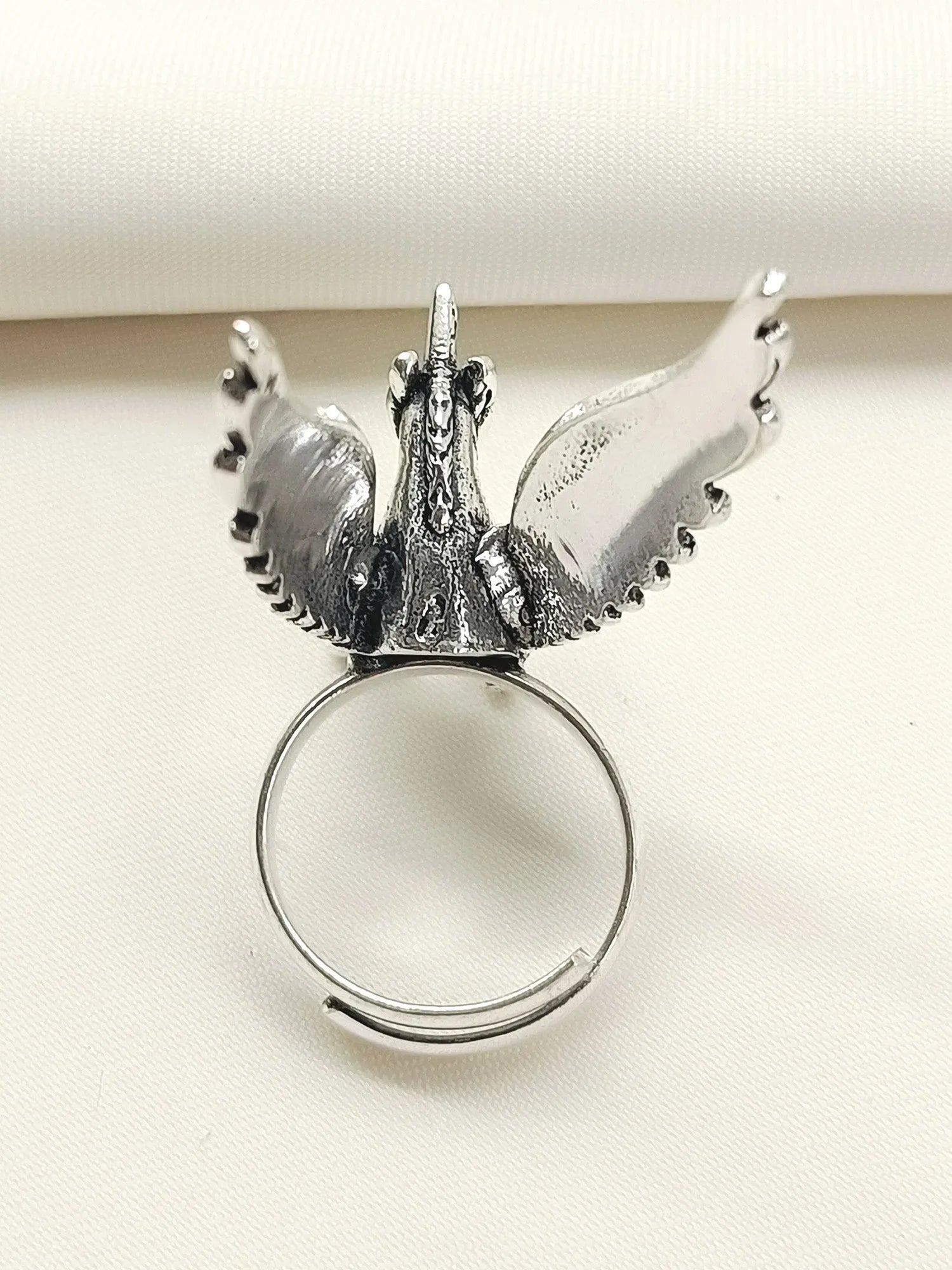 Atrangi Silver Western Finger Ring