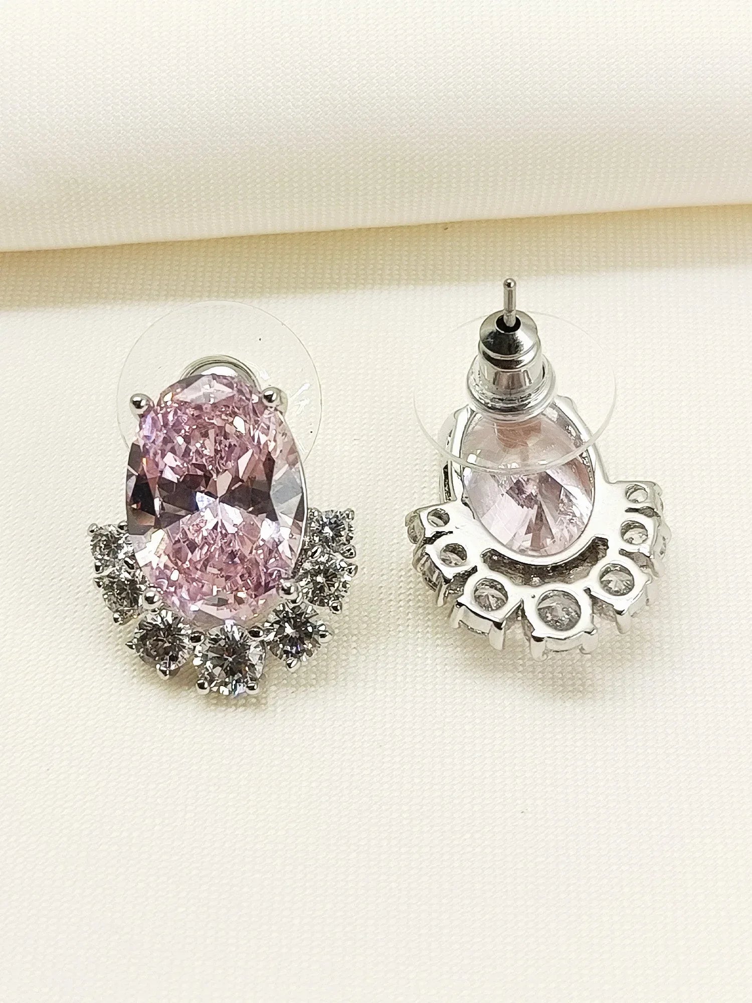 Adel Baby Pink Amerian Diamond Tops