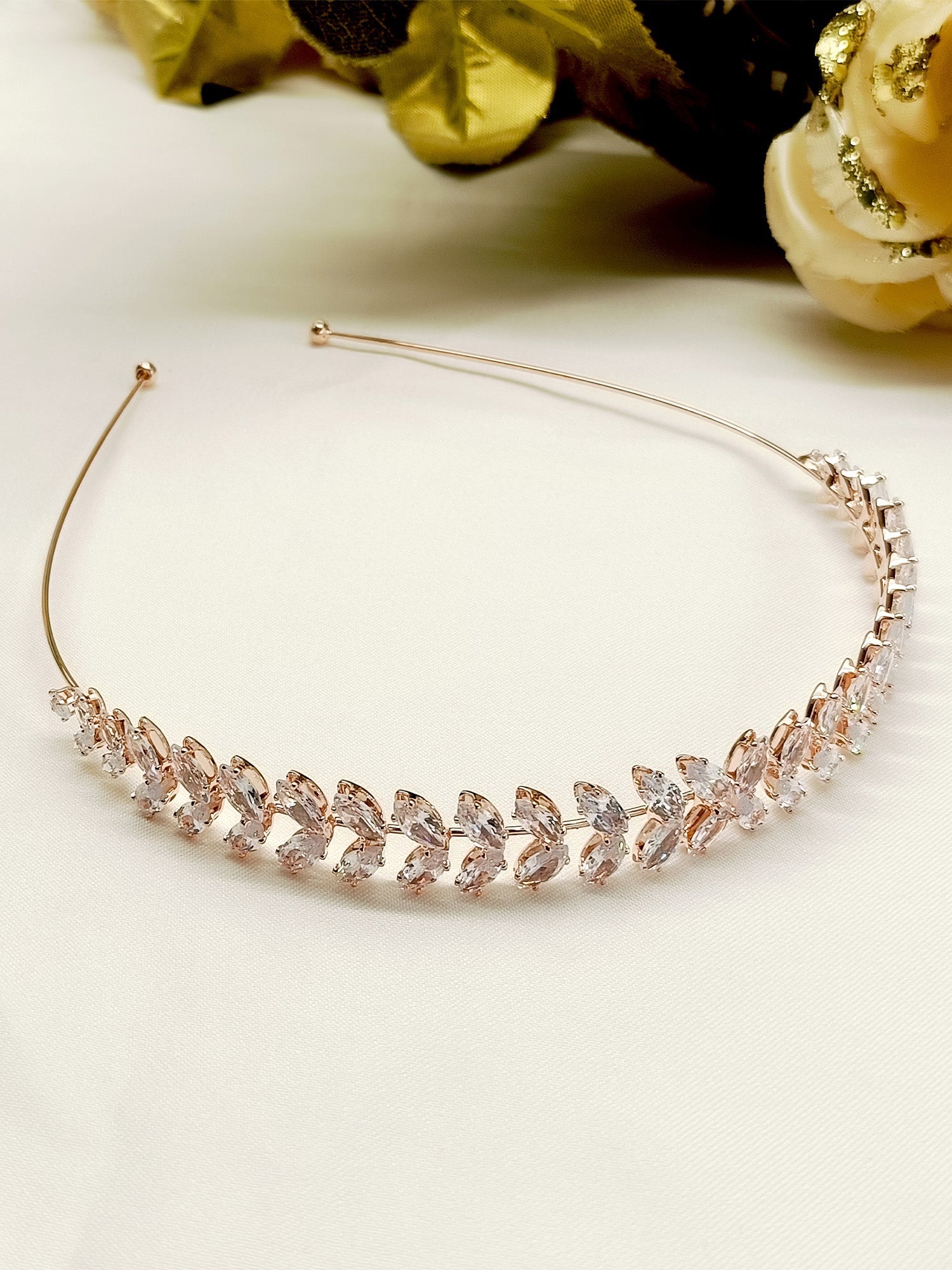 Anvika American Diamond Hair Band - qivii
