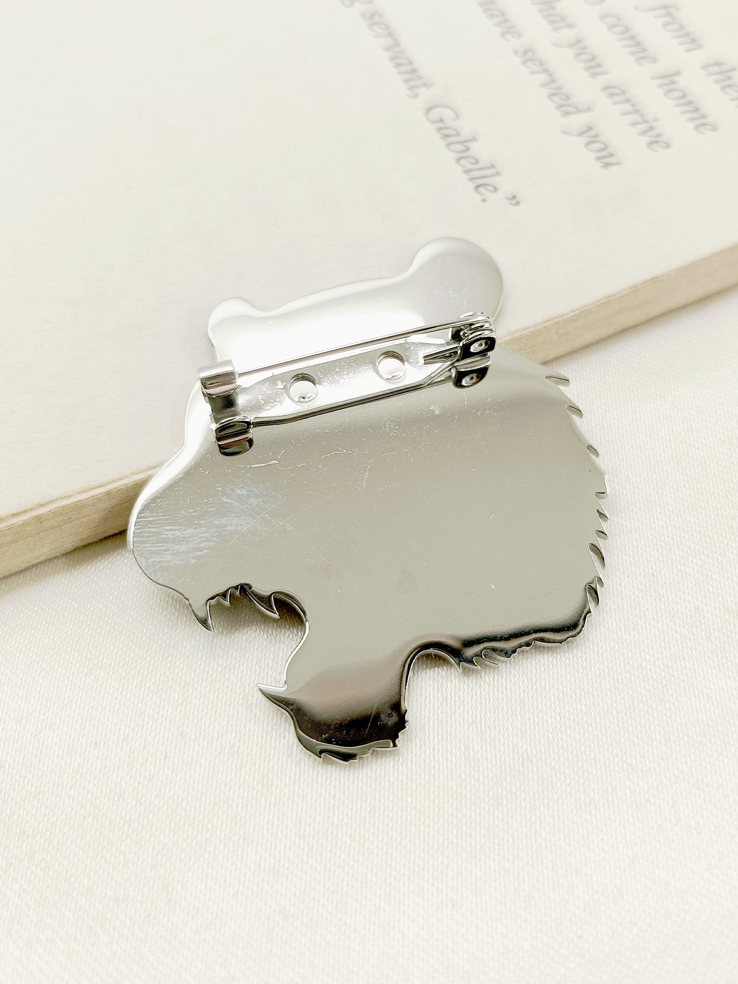 Rida Silver Tiger Men's Brooch