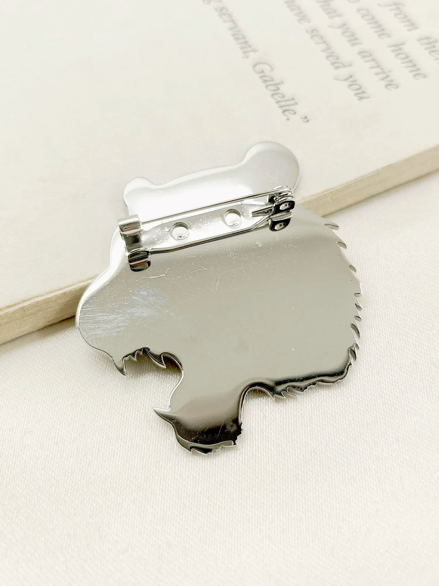 Rida Silver Tiger Men's Brooch