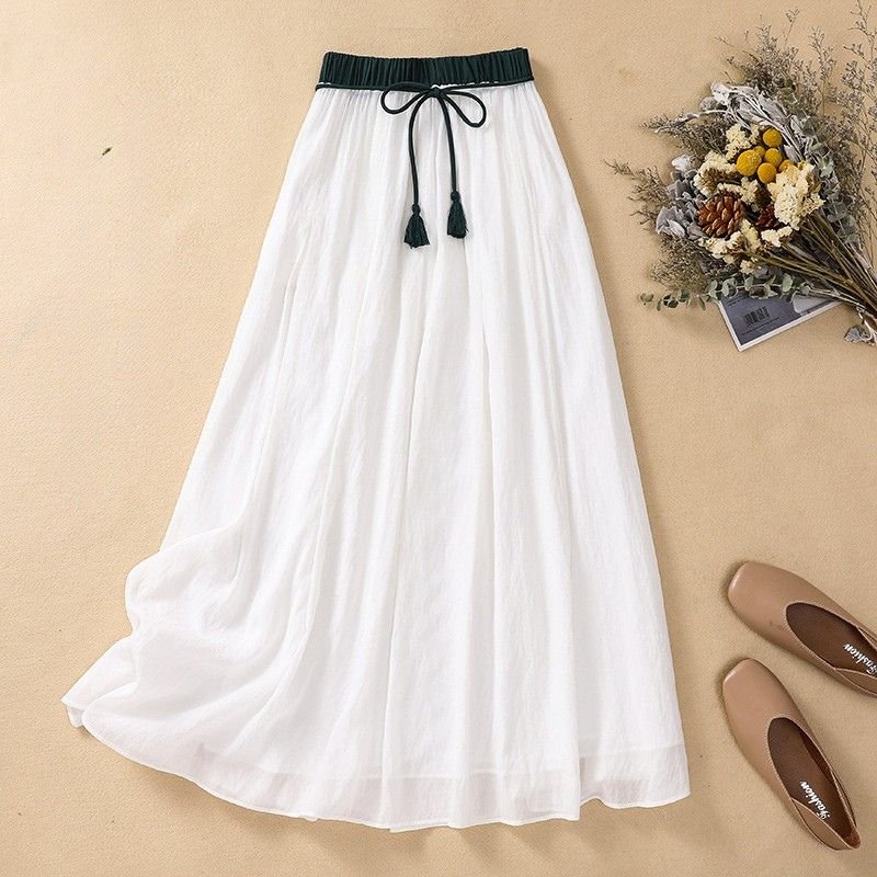 Siena Long Summer Skirt - By Qivii