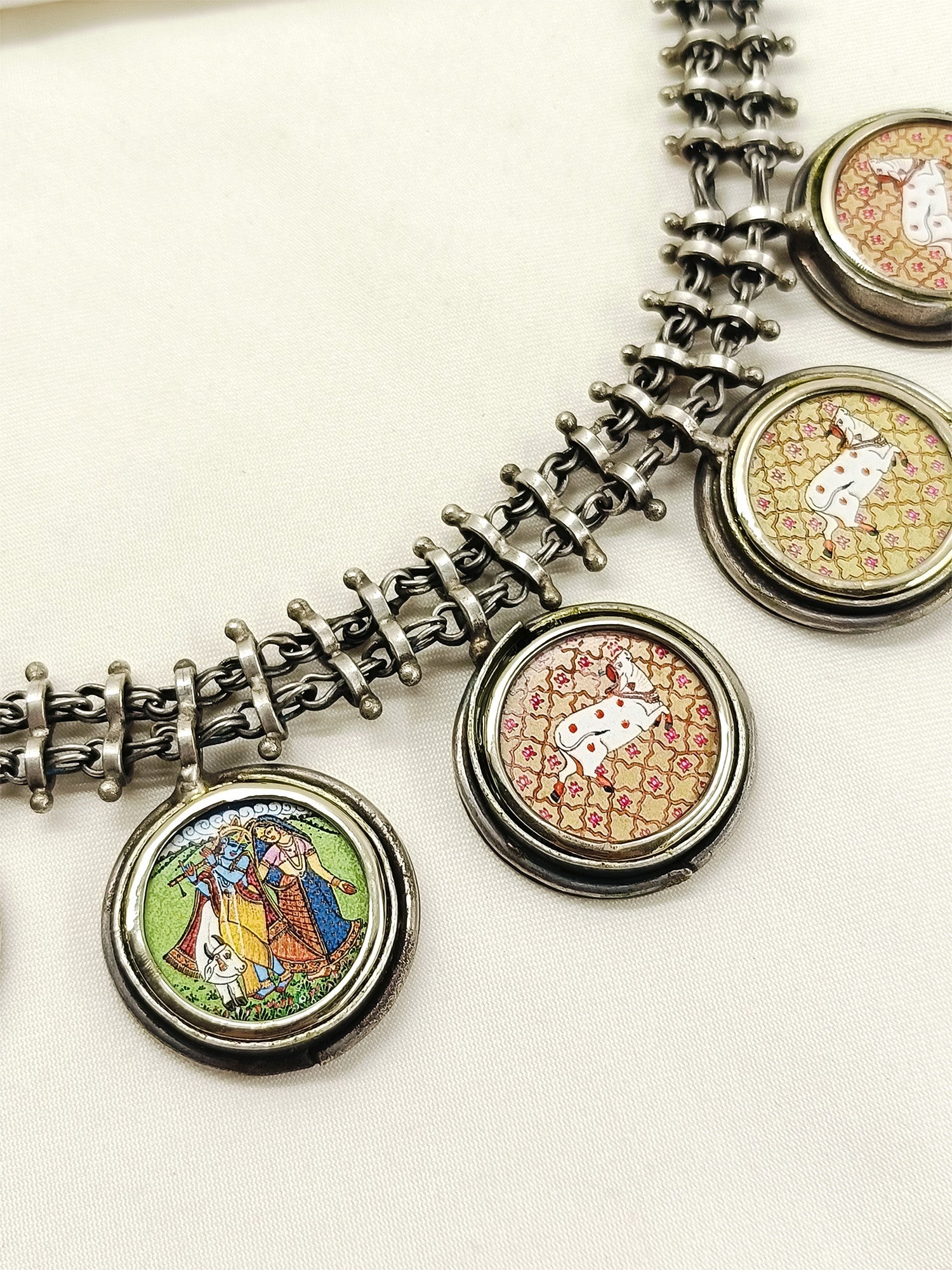 Lohita Multi Colour Oxidized Neckpiece