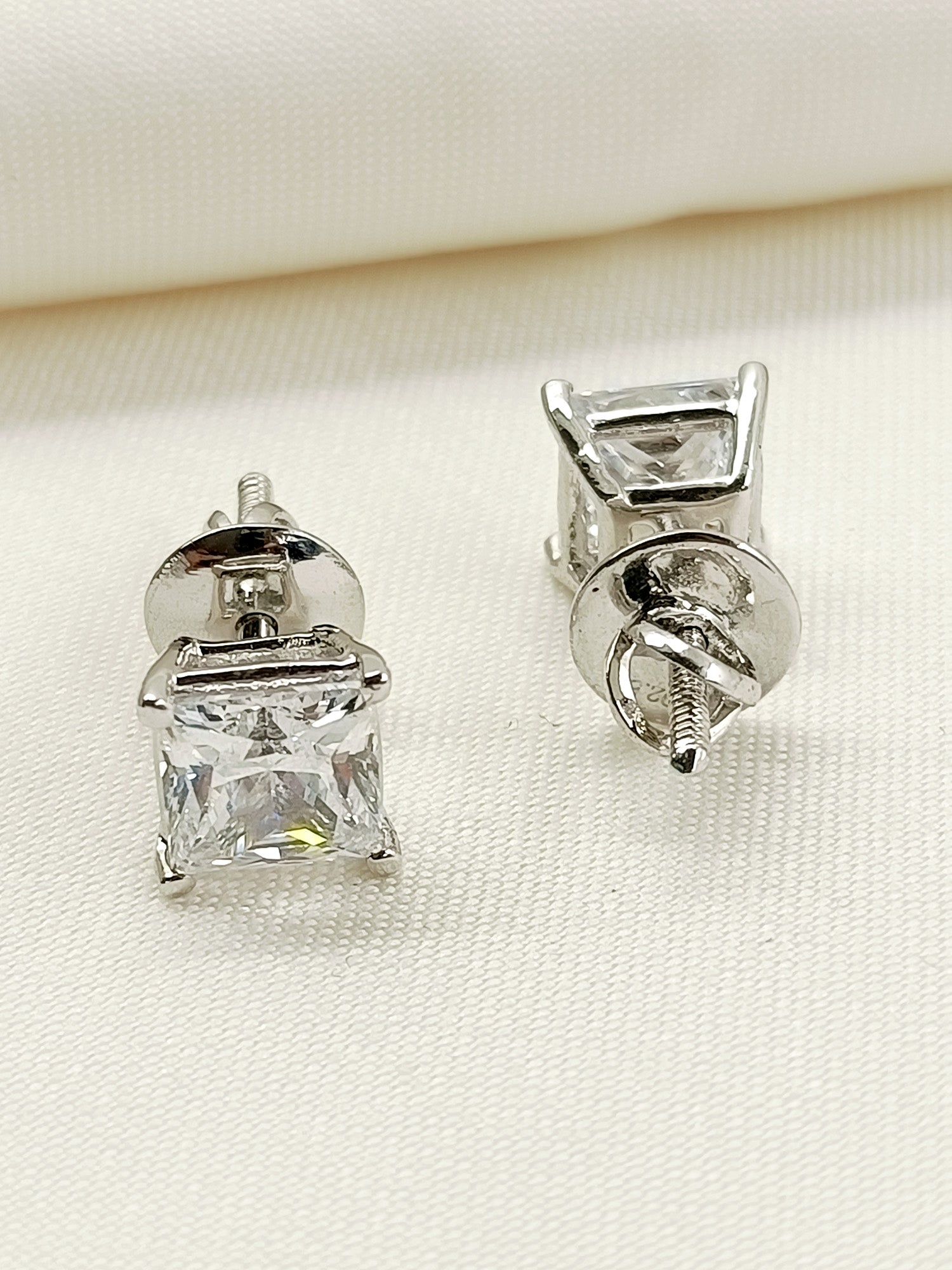 Pahale 92.5 Silver Swarovski Stone Tops - qivii