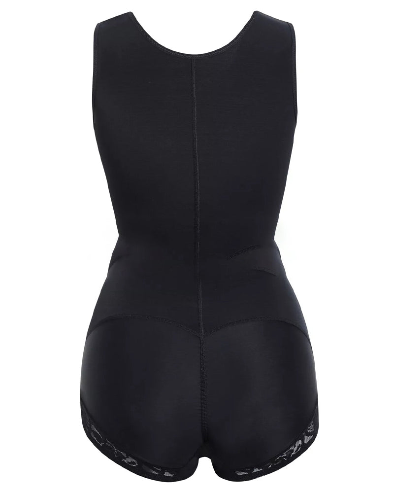 Shapshe® High Compression Full Bust Bodysuits Shapewear with Hook and Eye - By Qivii
