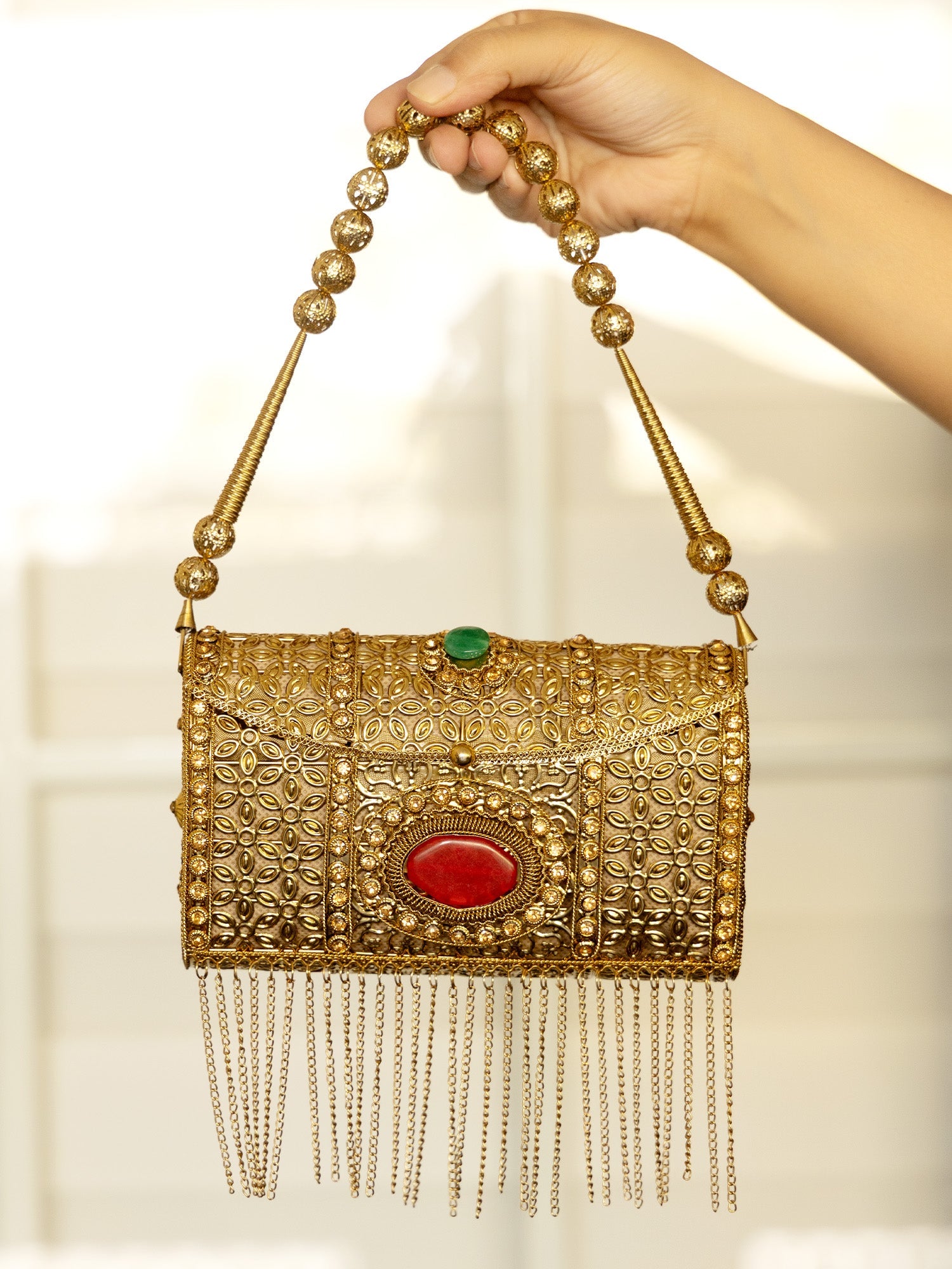 Isla Golden Evening Clutch